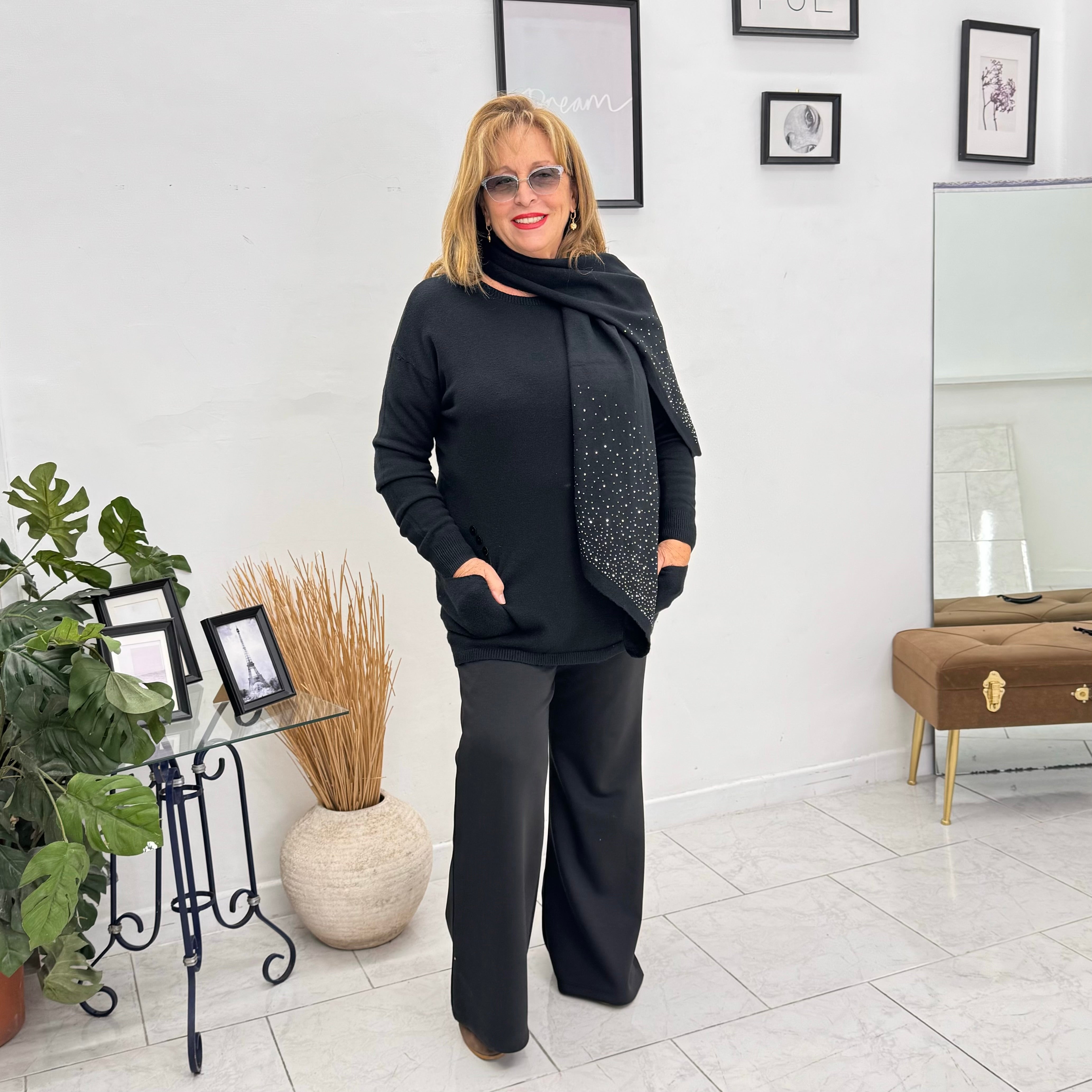 Pullover Passione Strass 65F