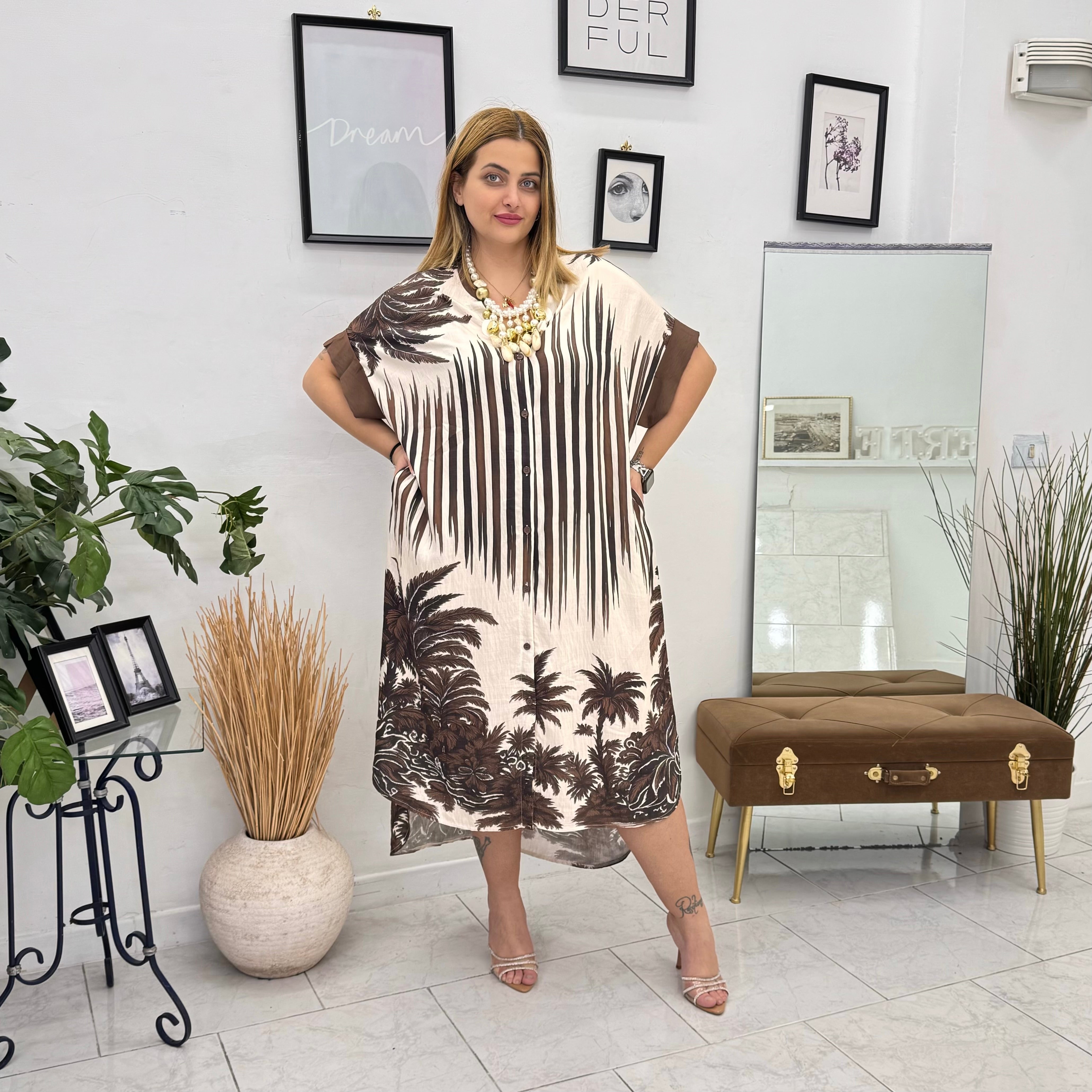 Abito Camicia Jungle