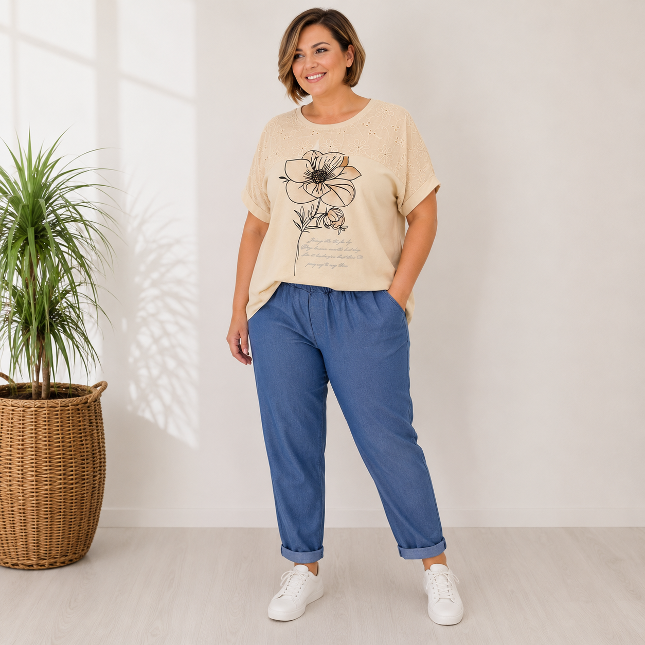 Shirt Daisy Ricamo art. 2909
