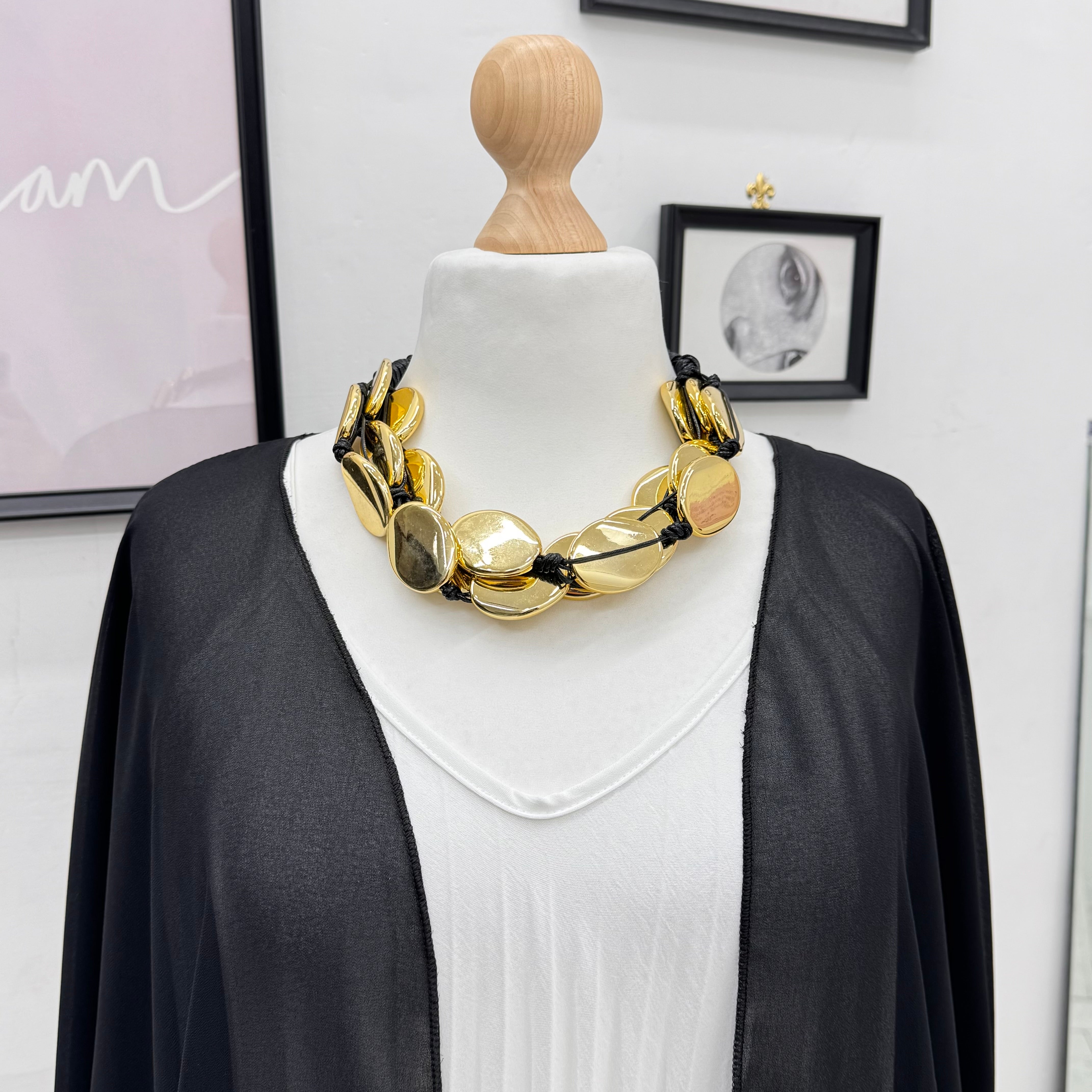 Collana Boom Gold Black