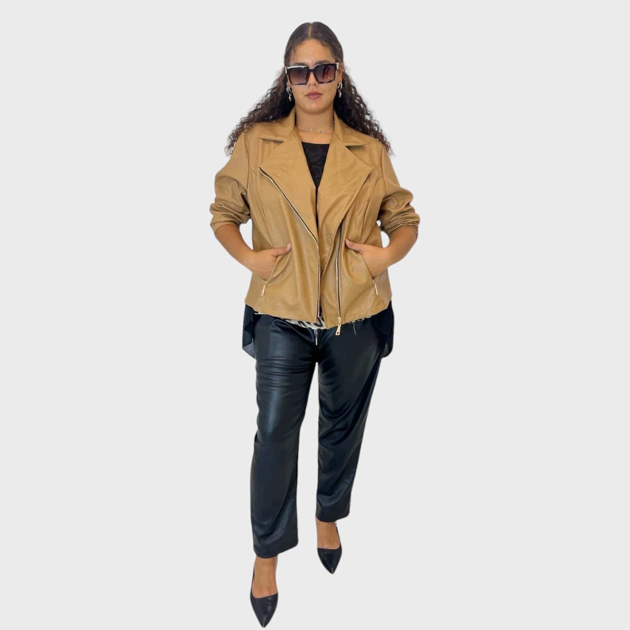 Giacca eco zip laterale