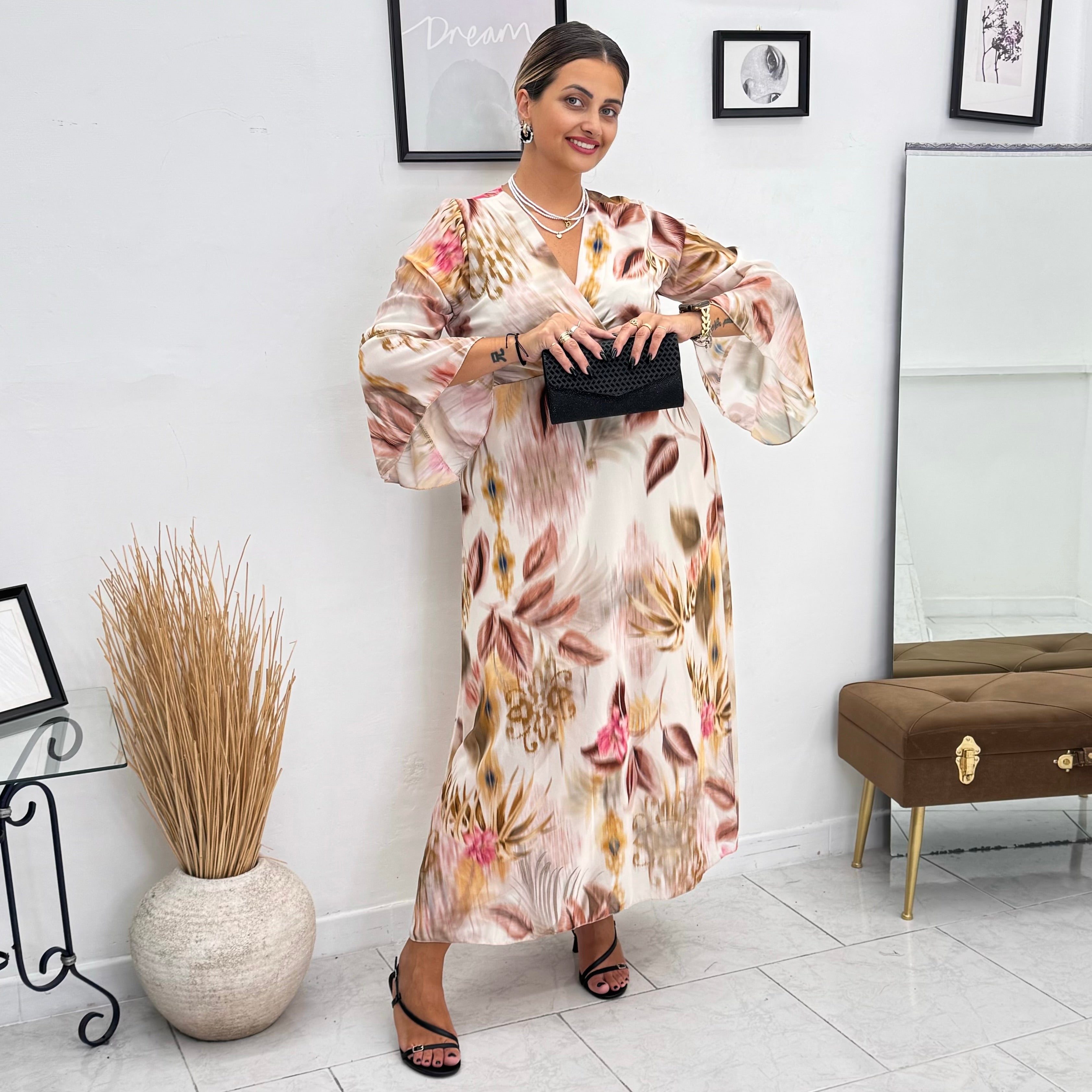 Abito In Georgette Autumn