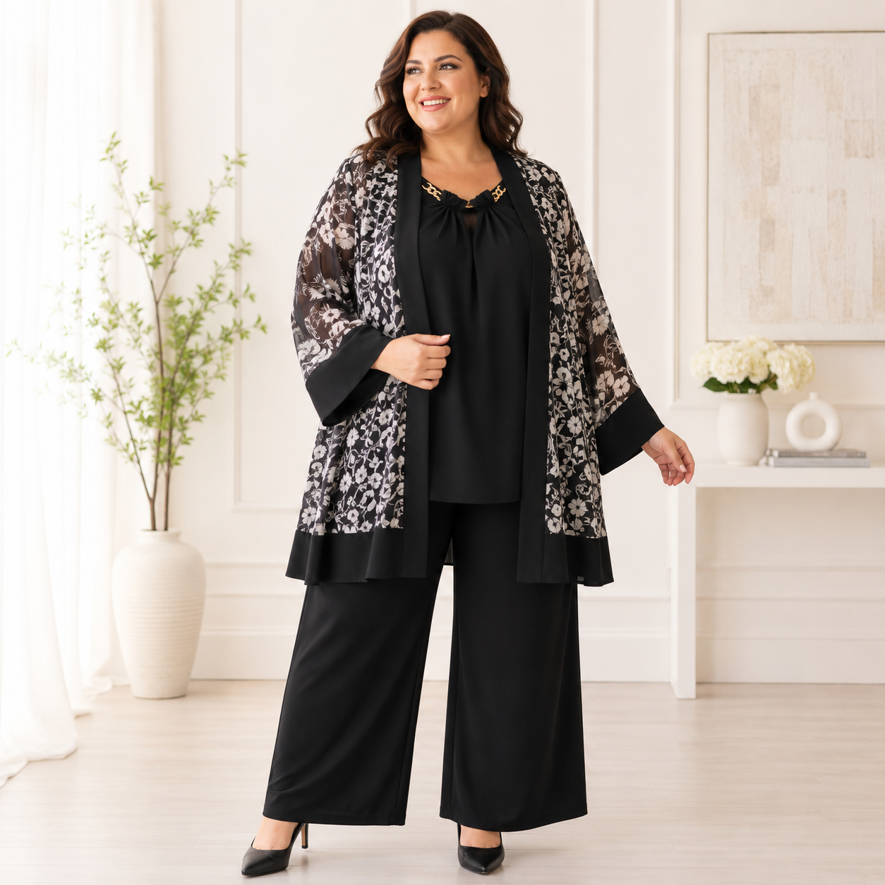 Twinset  Noir Fleur