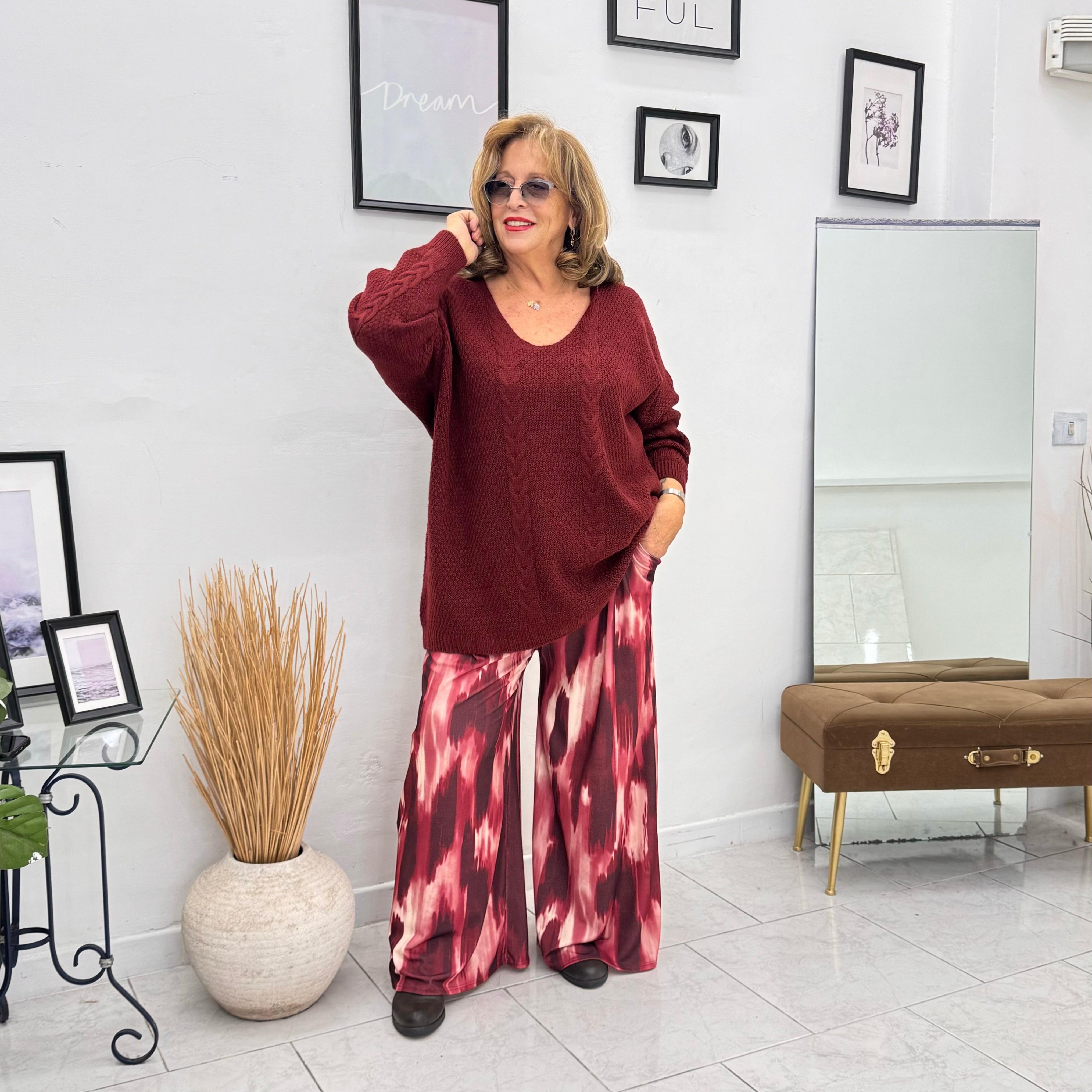 Maglioncino Scollo a V Cassie