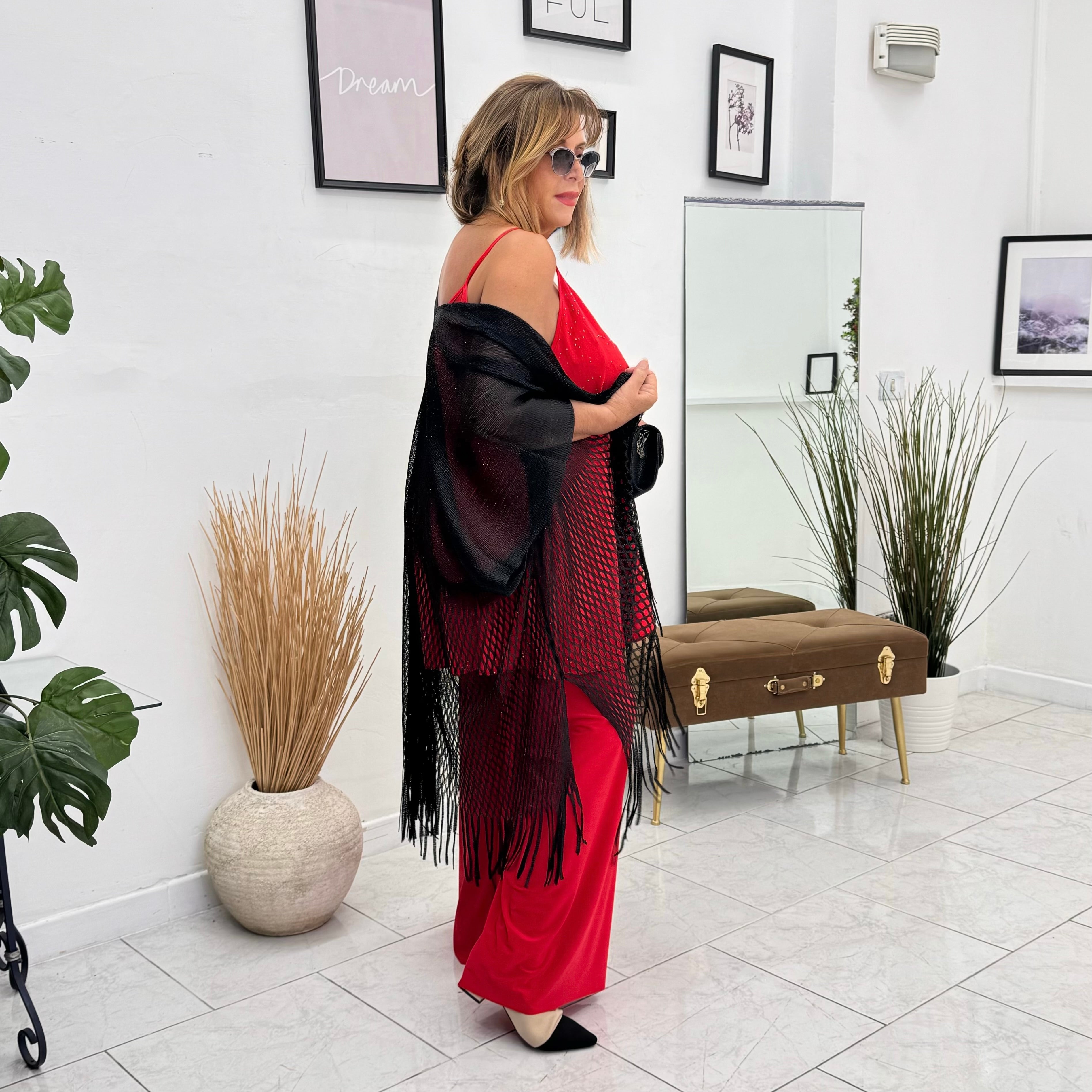 Completo Miss Rosso/Nero