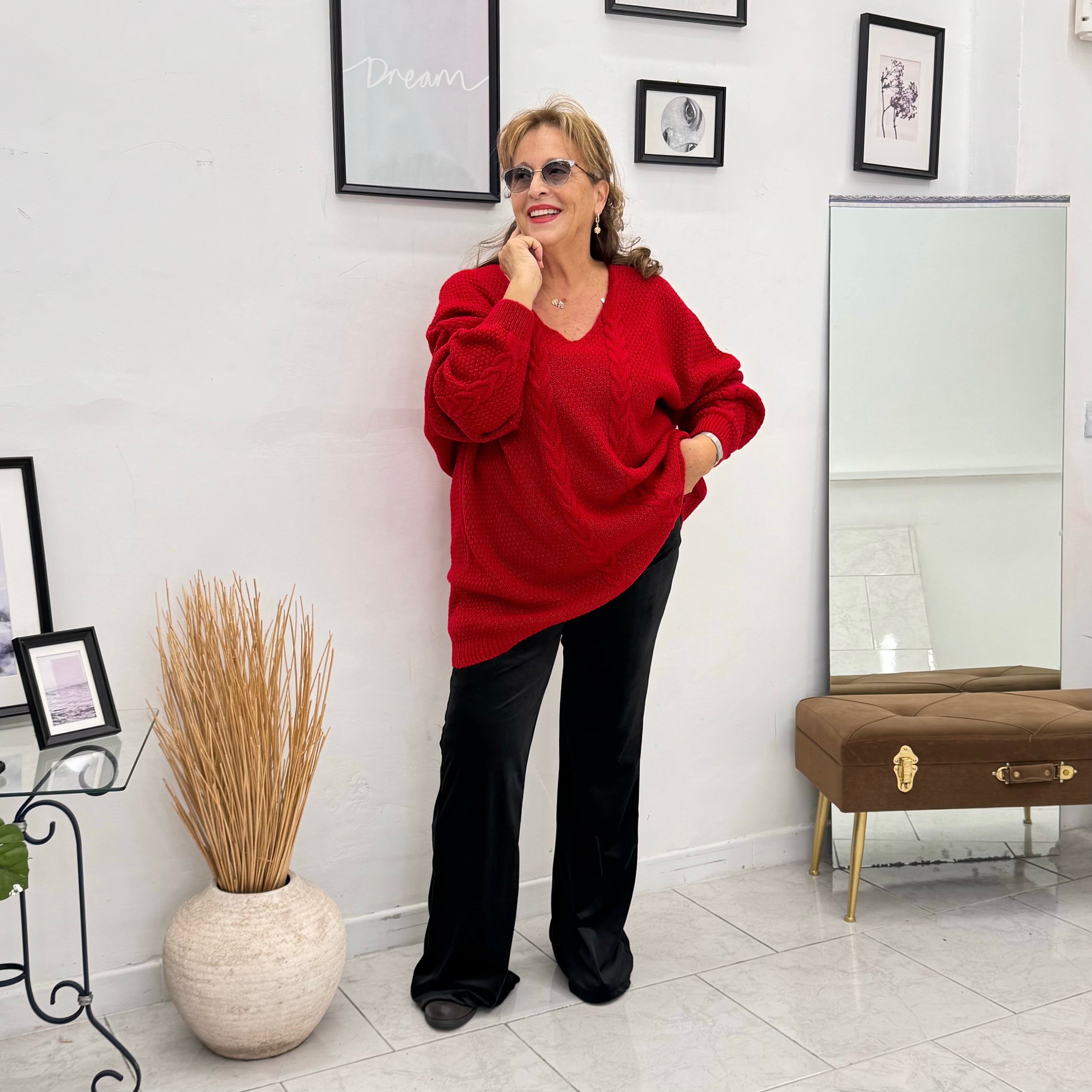 Maglioncino Scollo a V Cassie