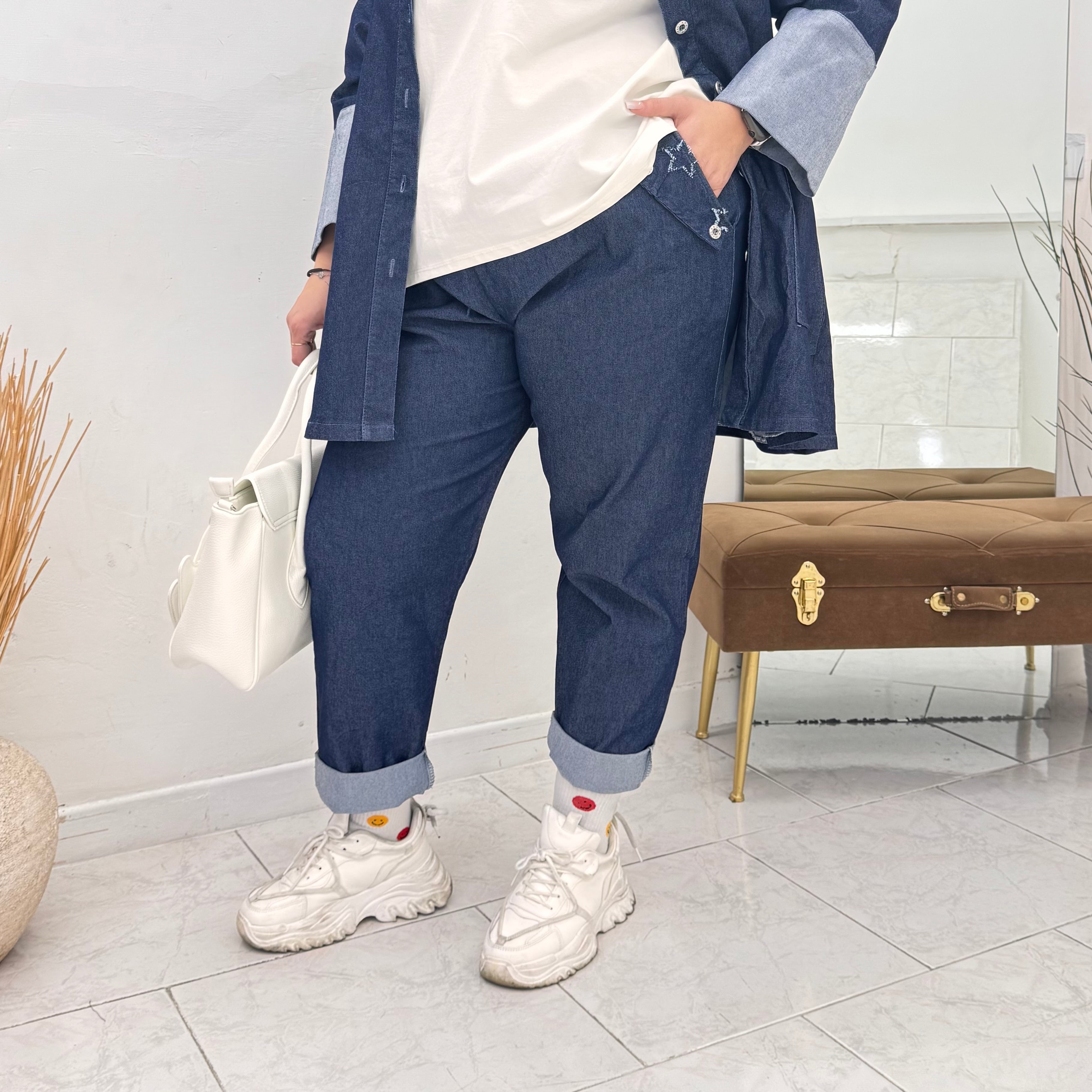 Pantalone Denim Easy