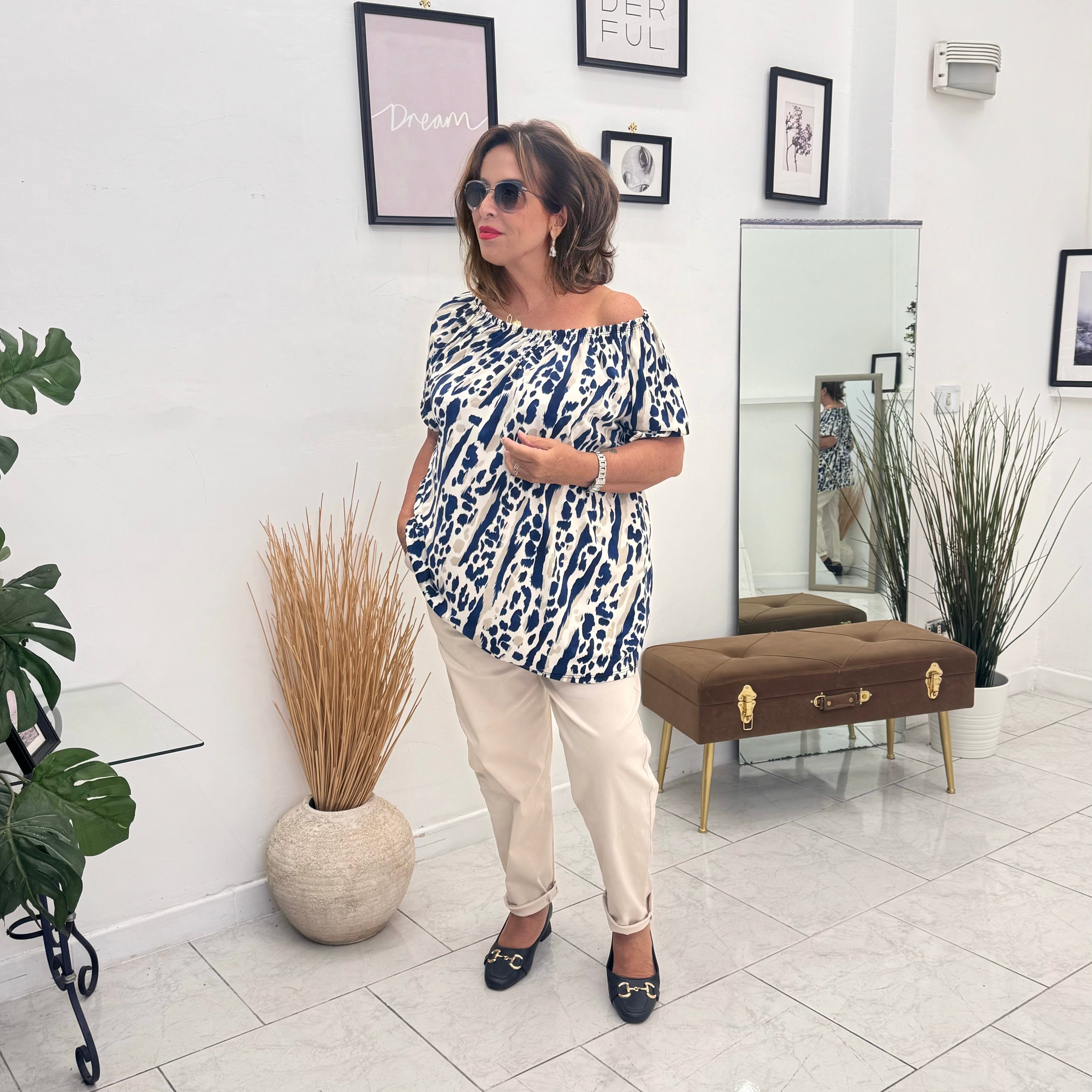 TOTAL LOOK MANOLA BLU/BLUETTE