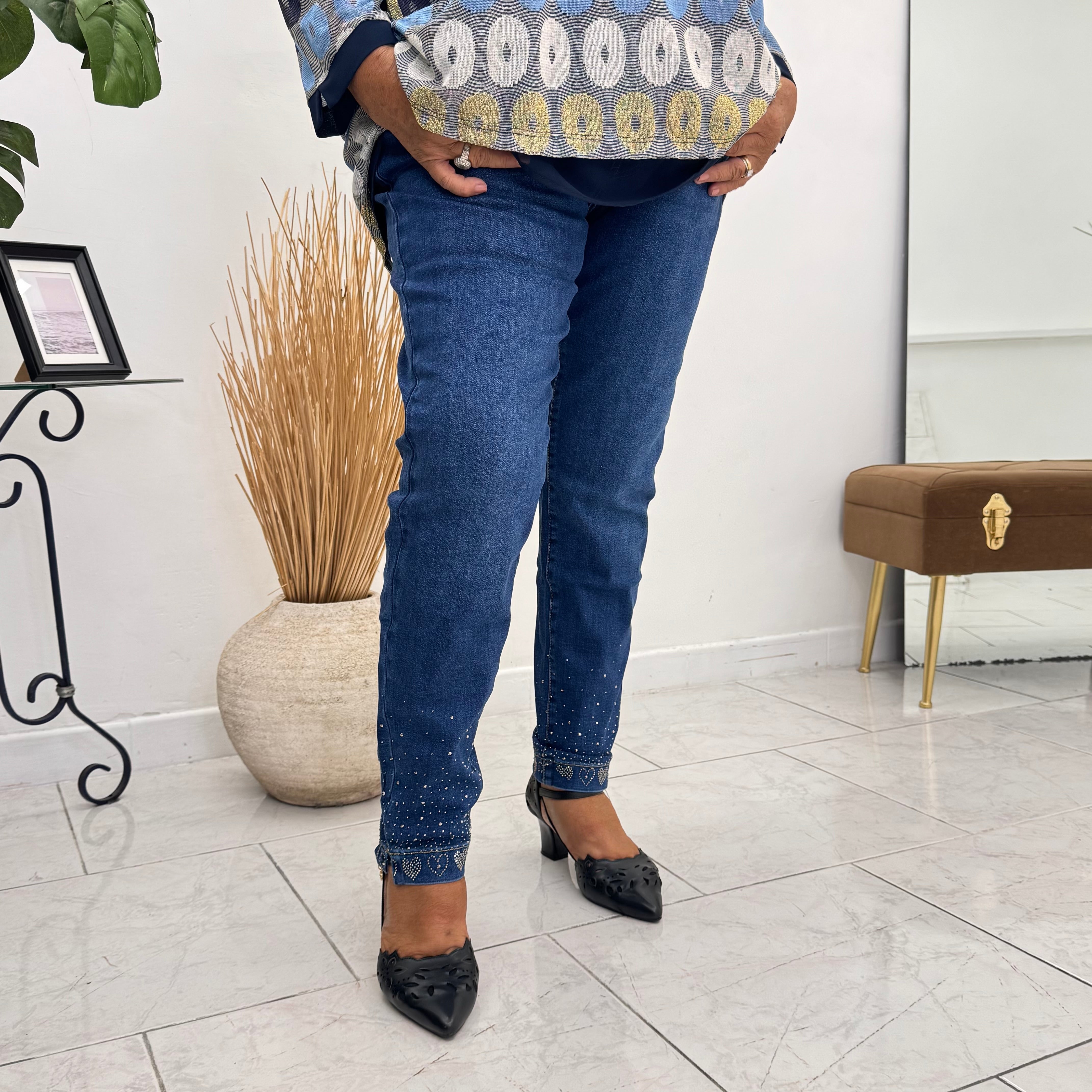 Jeans -5 Kg Strass