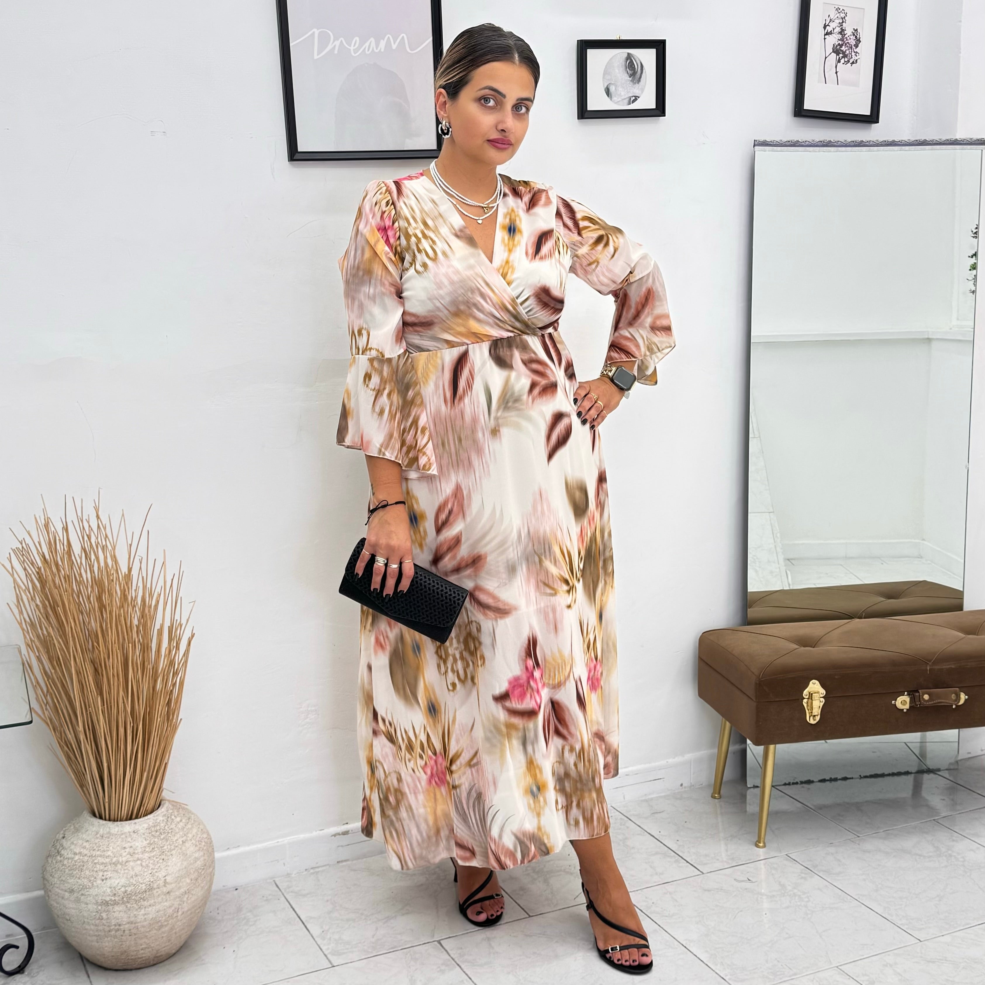 Abito In Georgette Autumn
