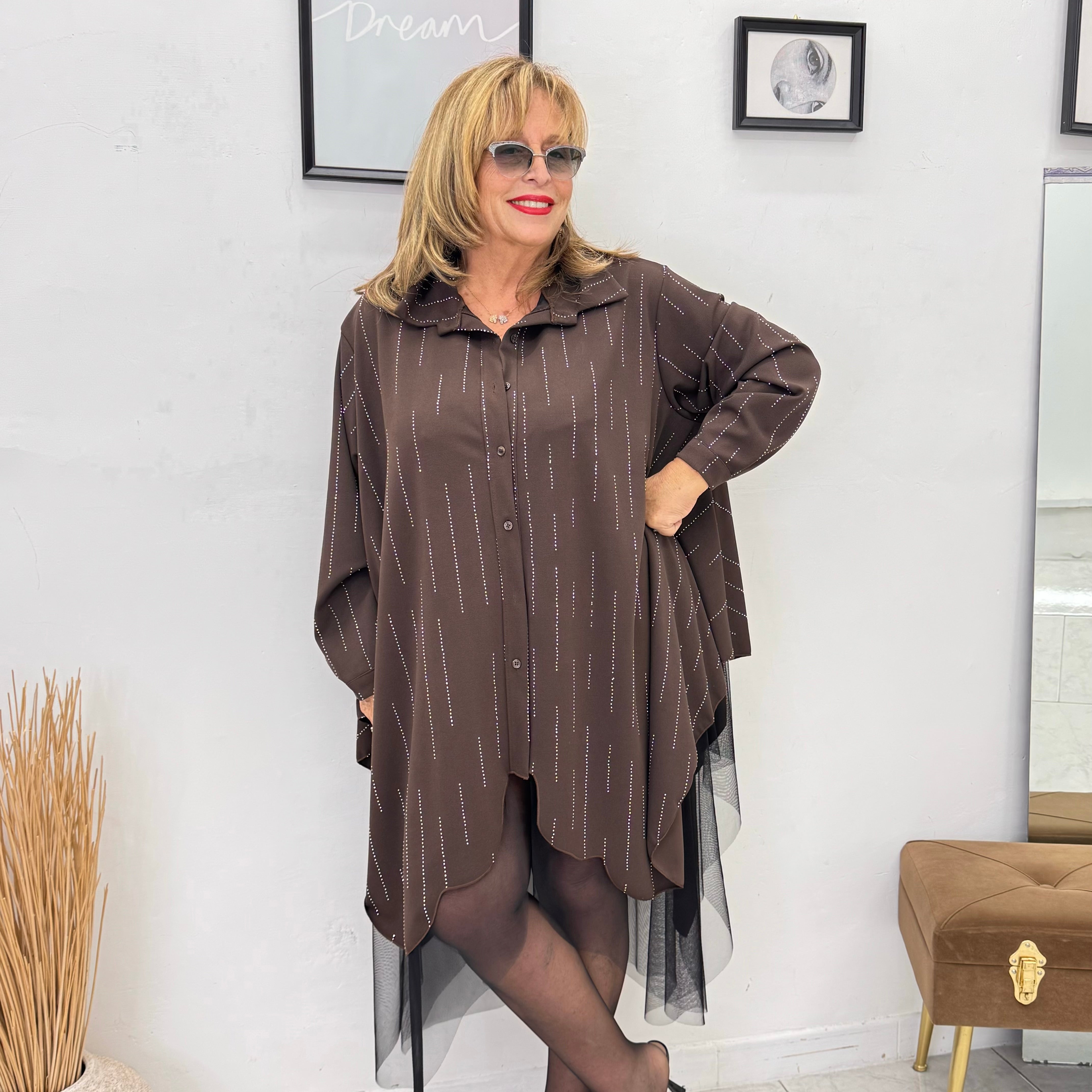 Camicione New Strass