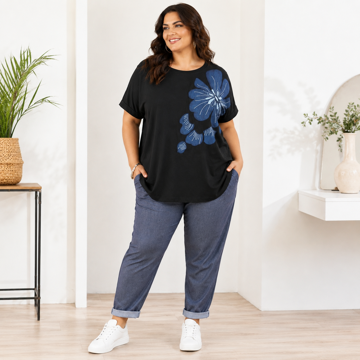 Shirt Petalo Blu