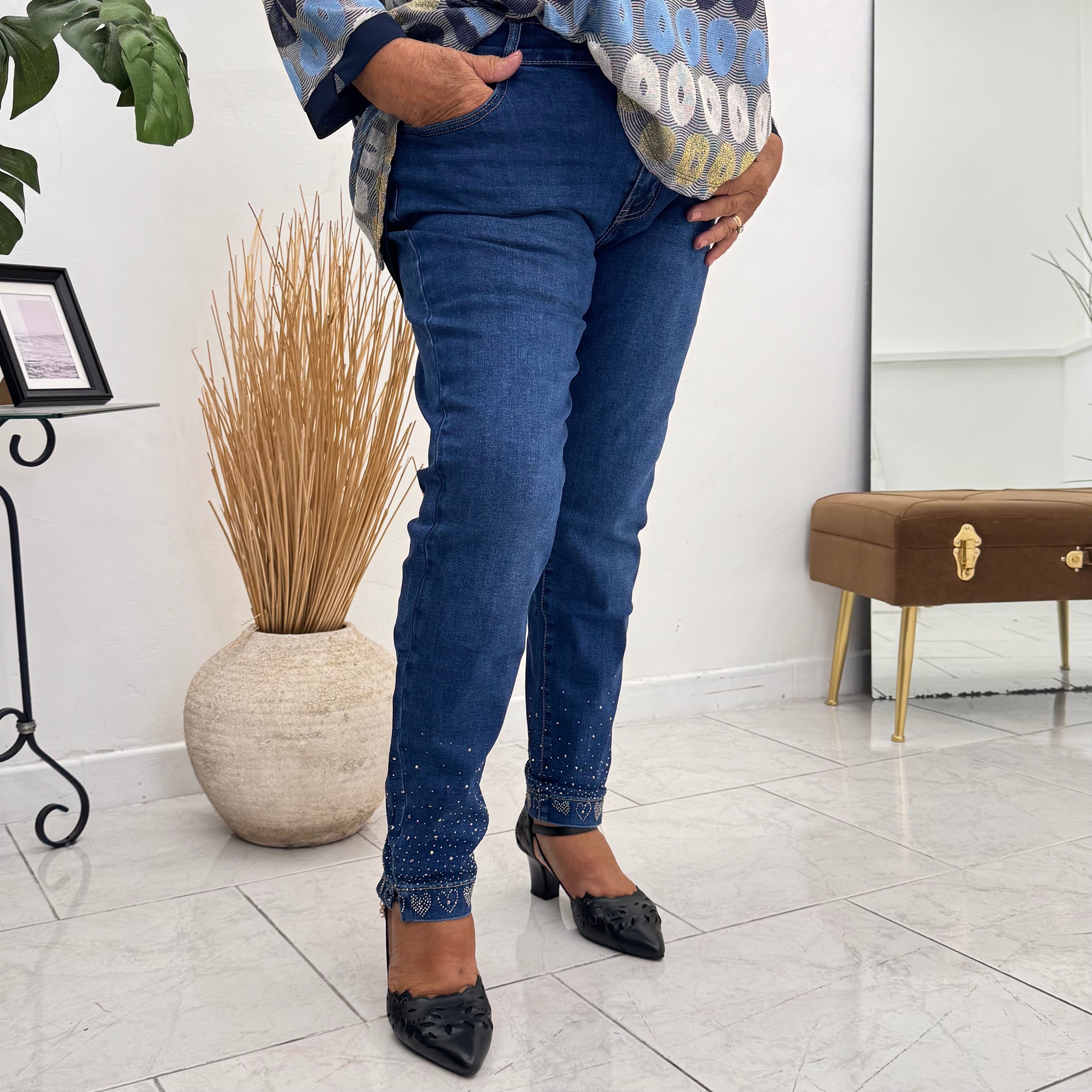 Jeans -5 Kg Strass