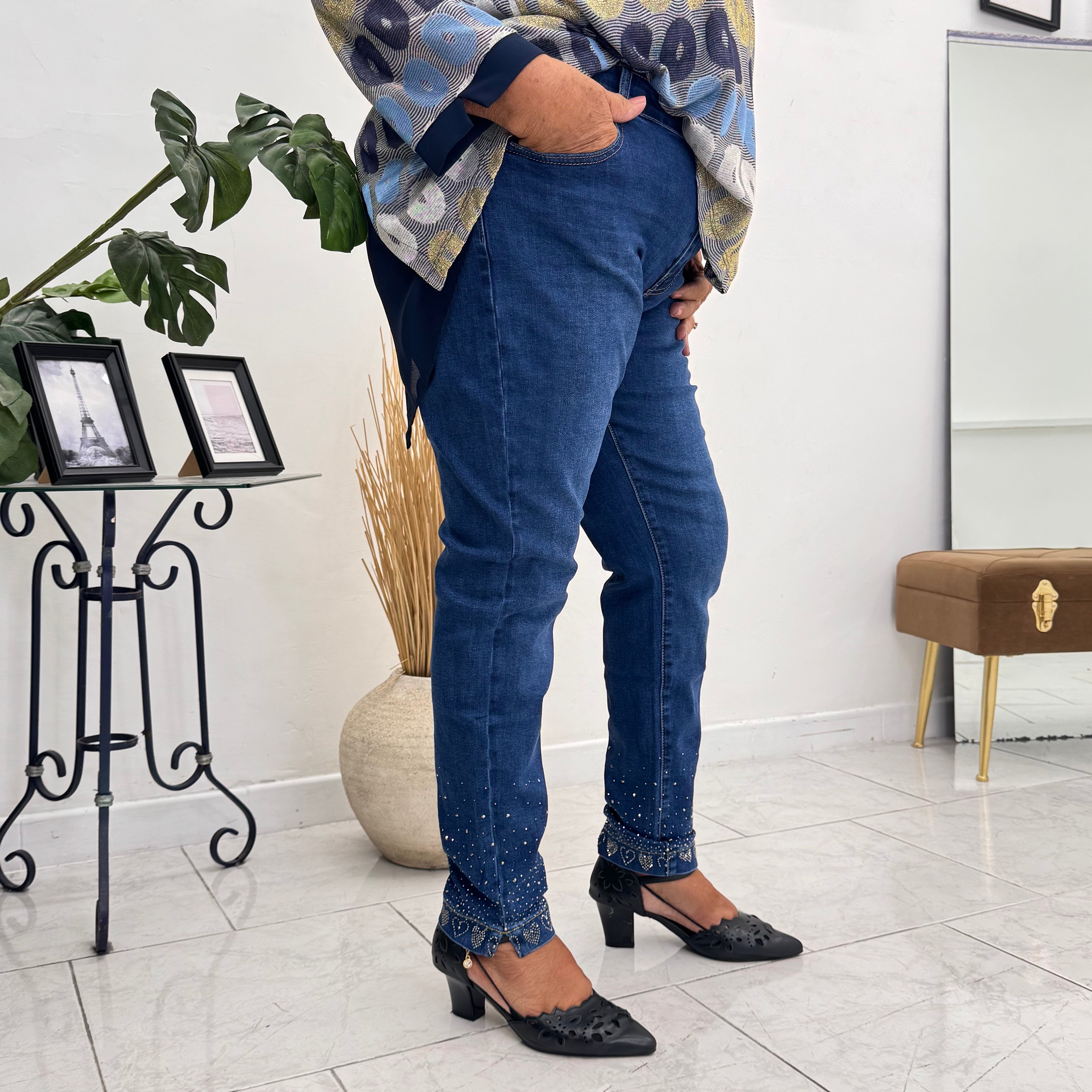 Jeans -5 Kg Strass