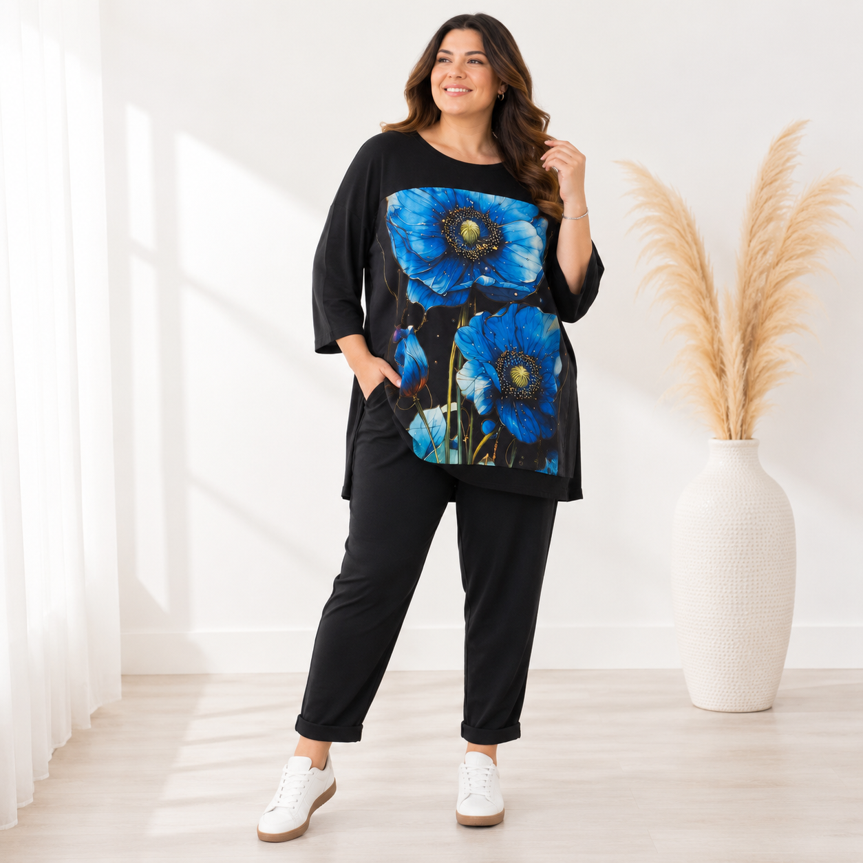 Shirt Blue Blossom