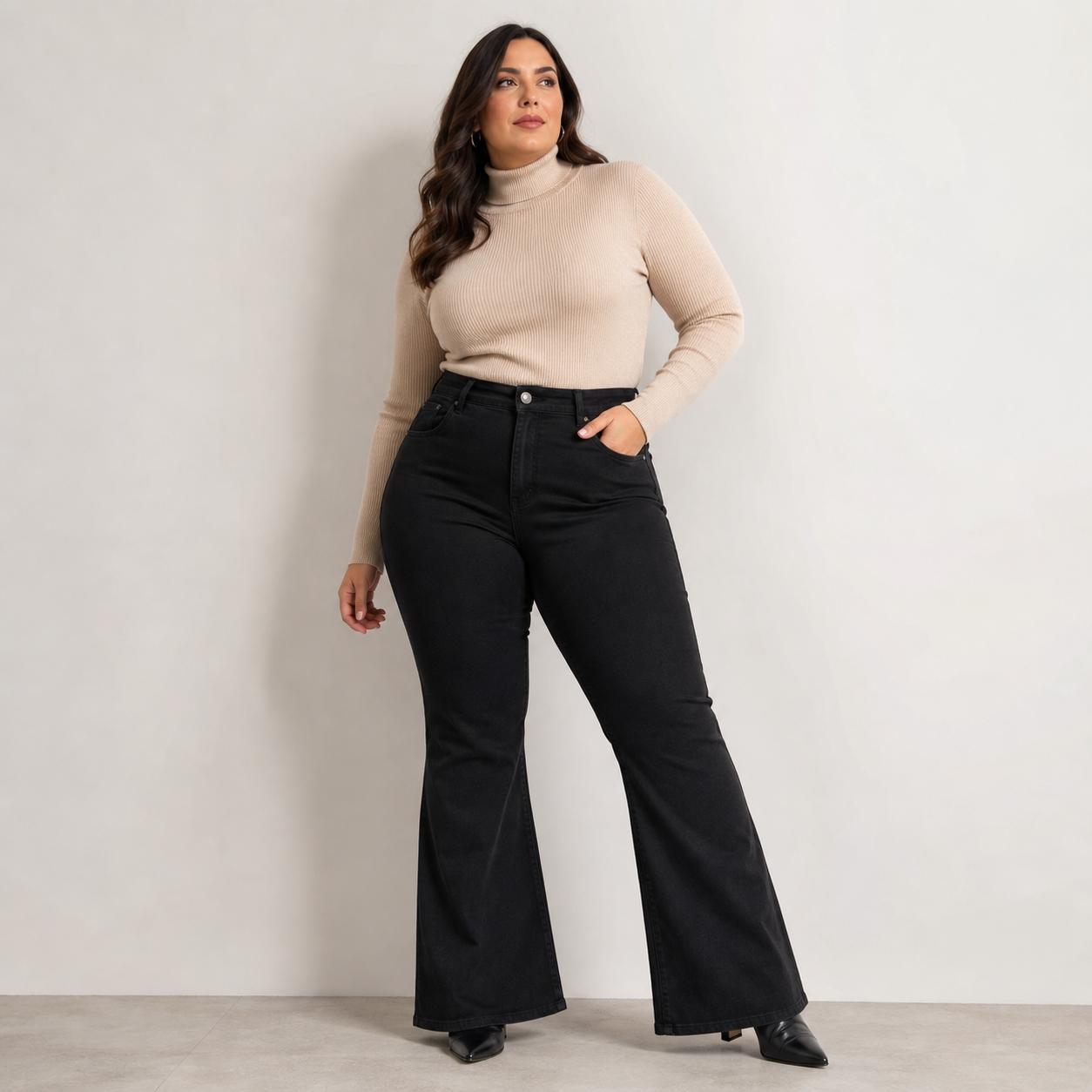 Jeans Zampa Nero FA9509