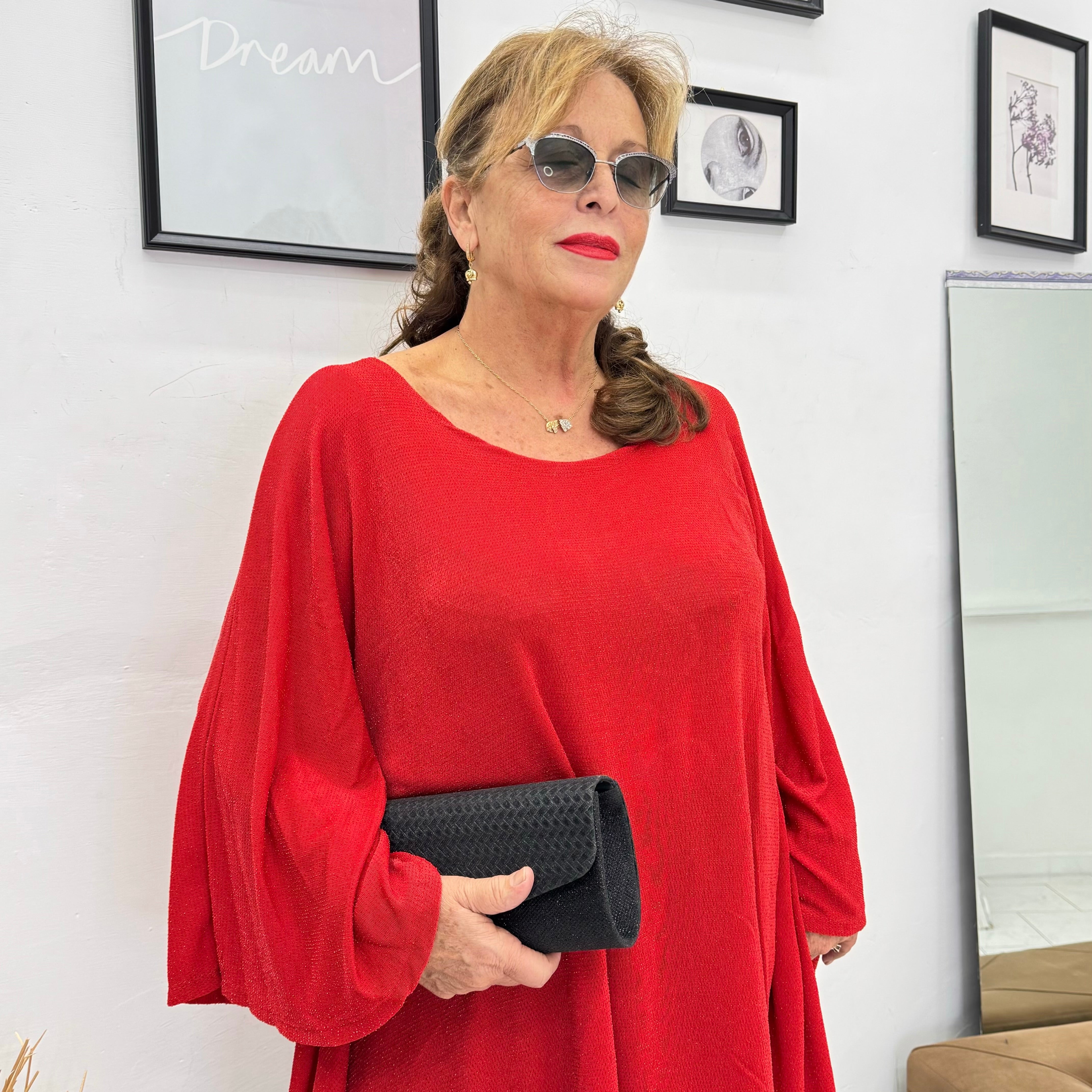 Maglia Trapezio Strass