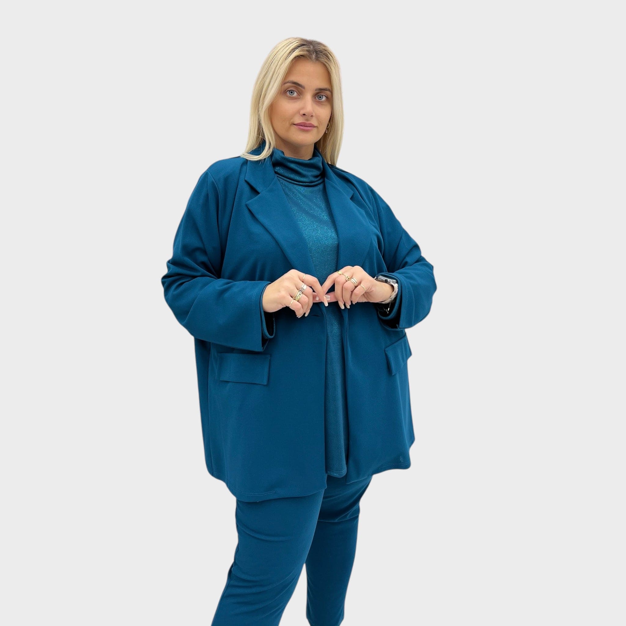 Tailleur elasticizzato per donne curvy Giuly