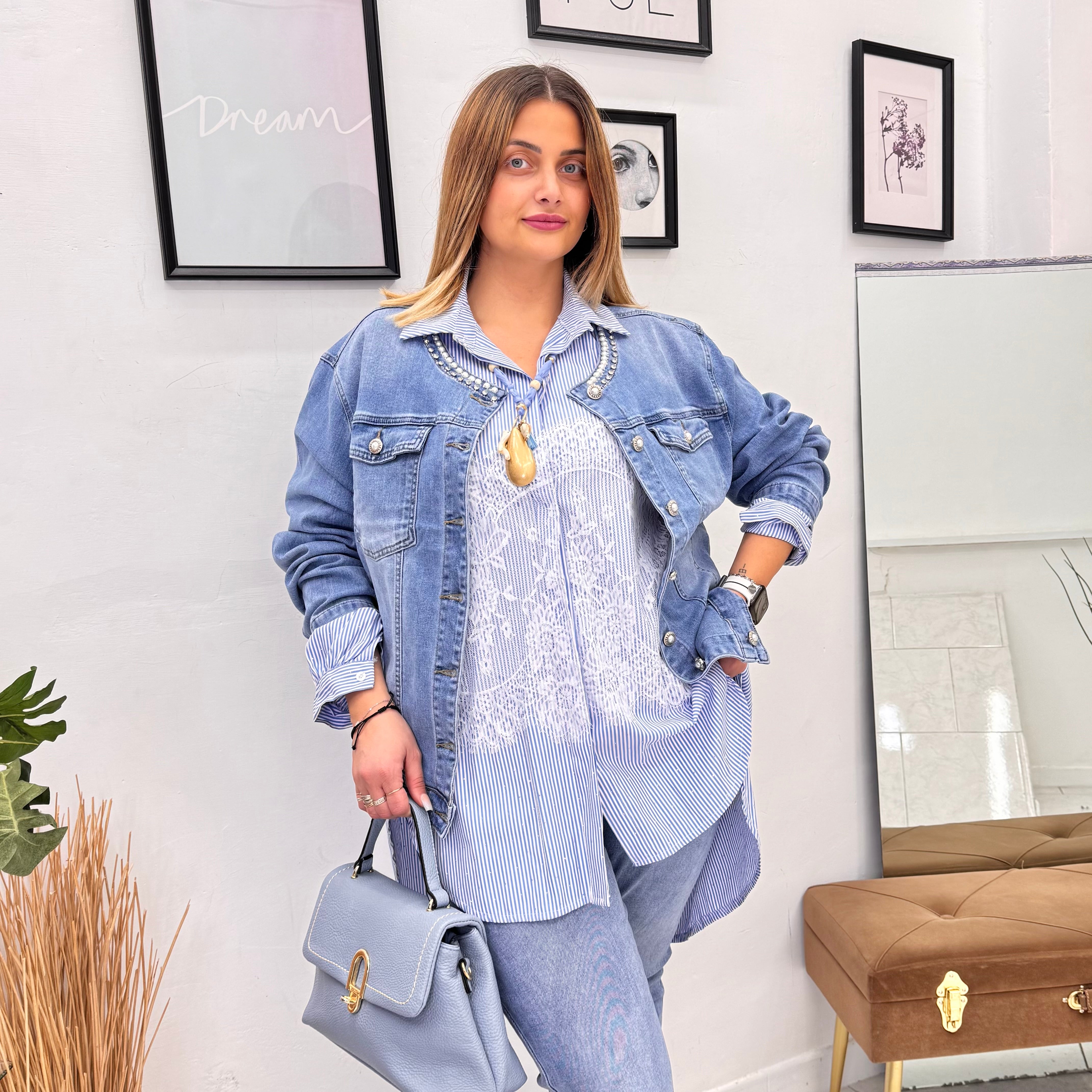 Maxi Camicione Asimmetrico Aurora