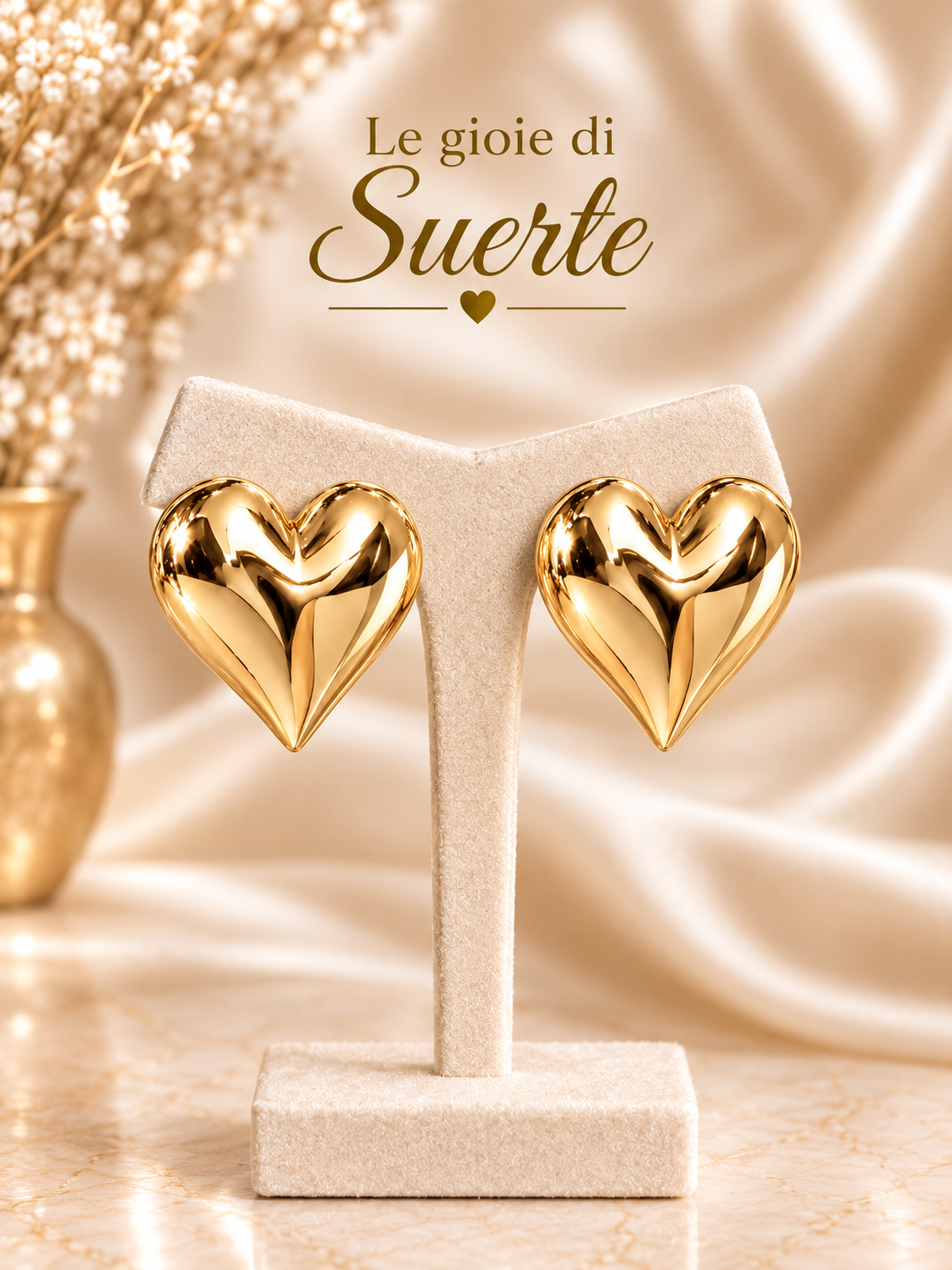 Orecchini Gold Heart✨
