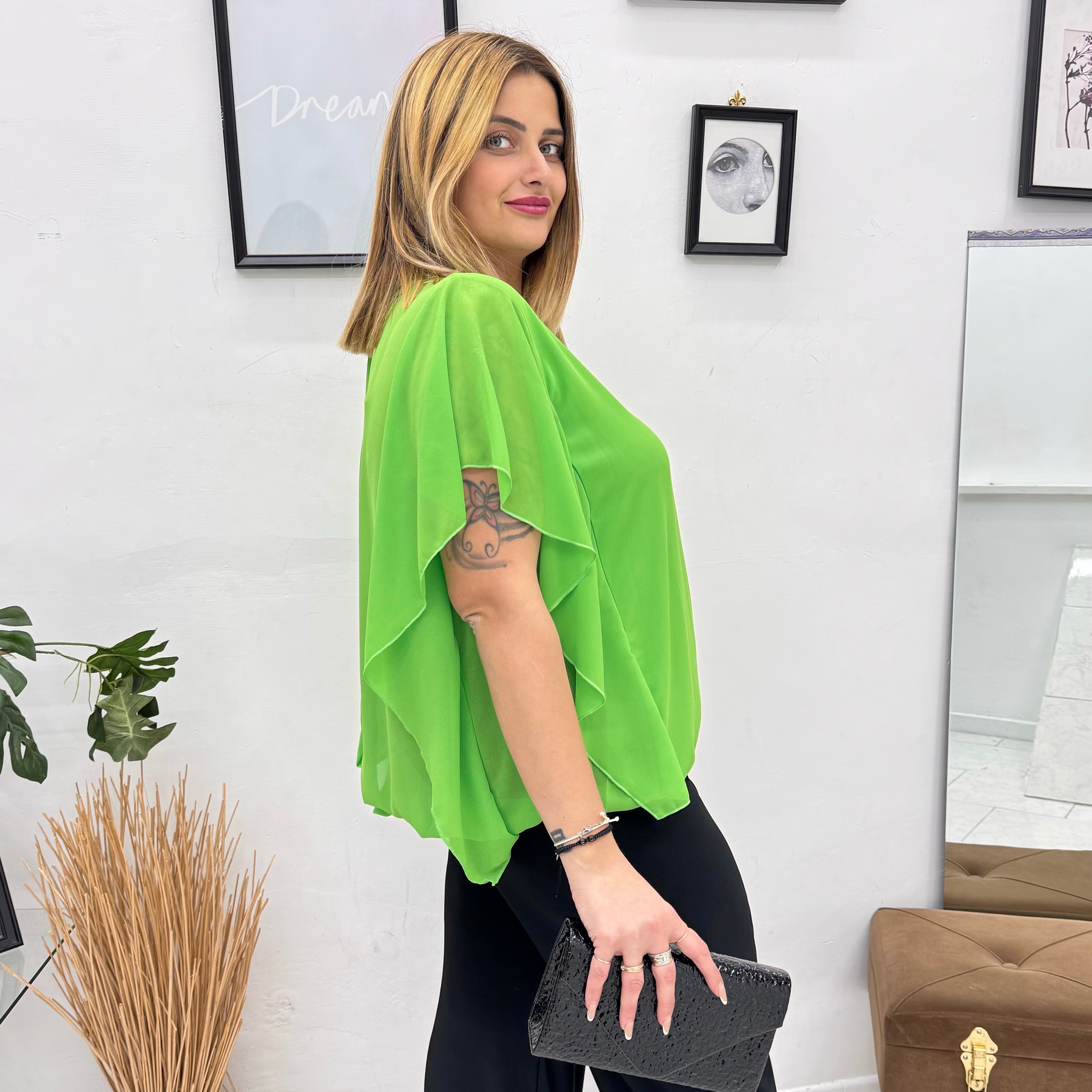 Casacca verde Fluo