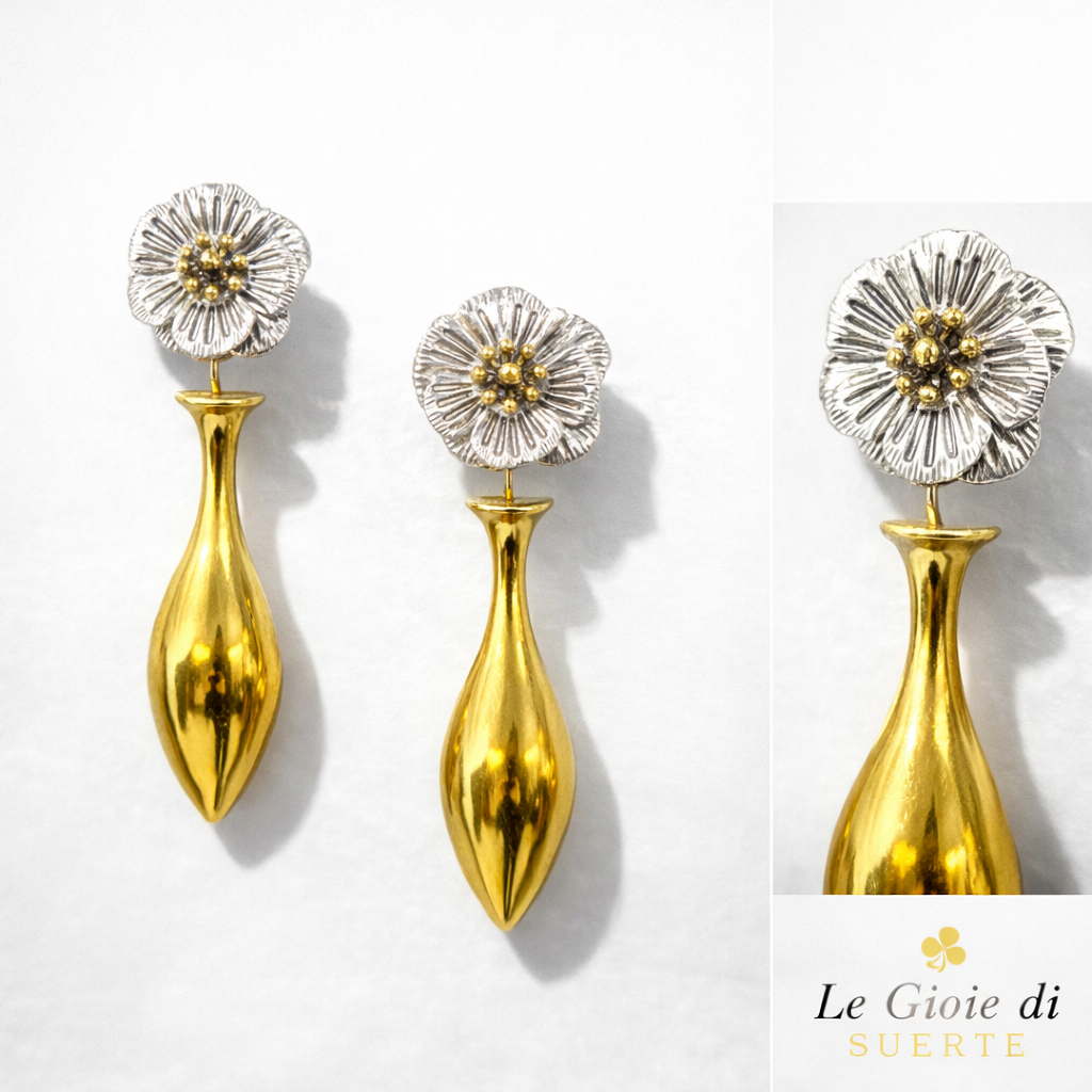 Orecchini Vaso di Fiori