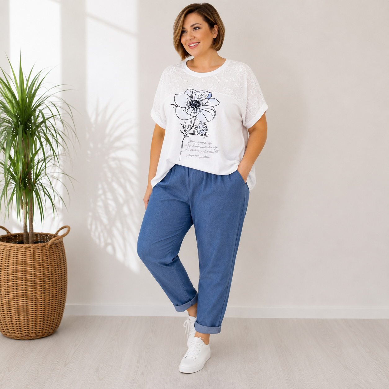 Shirt Daisy Ricamo art. 2909