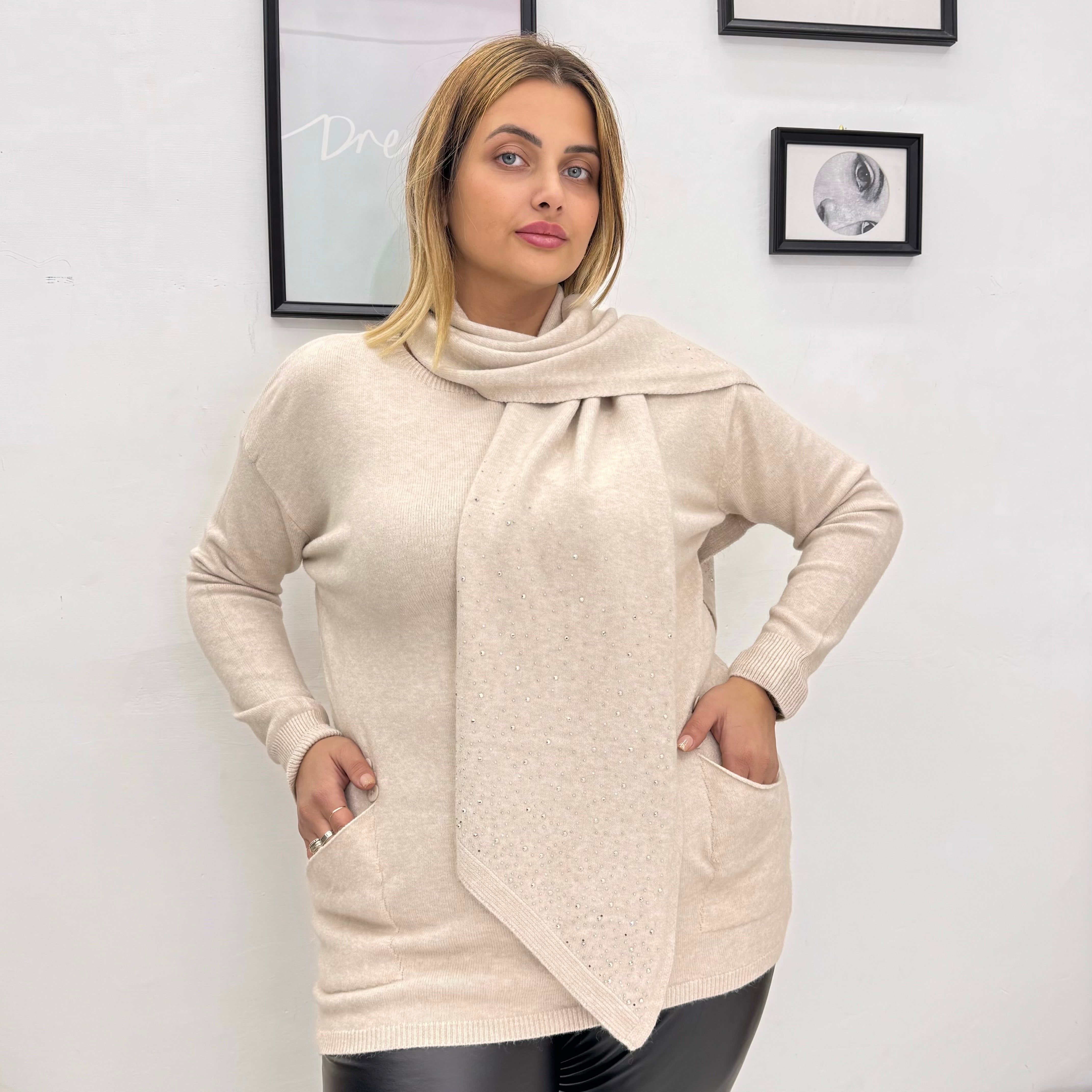 Pullover Passione Strass 65F