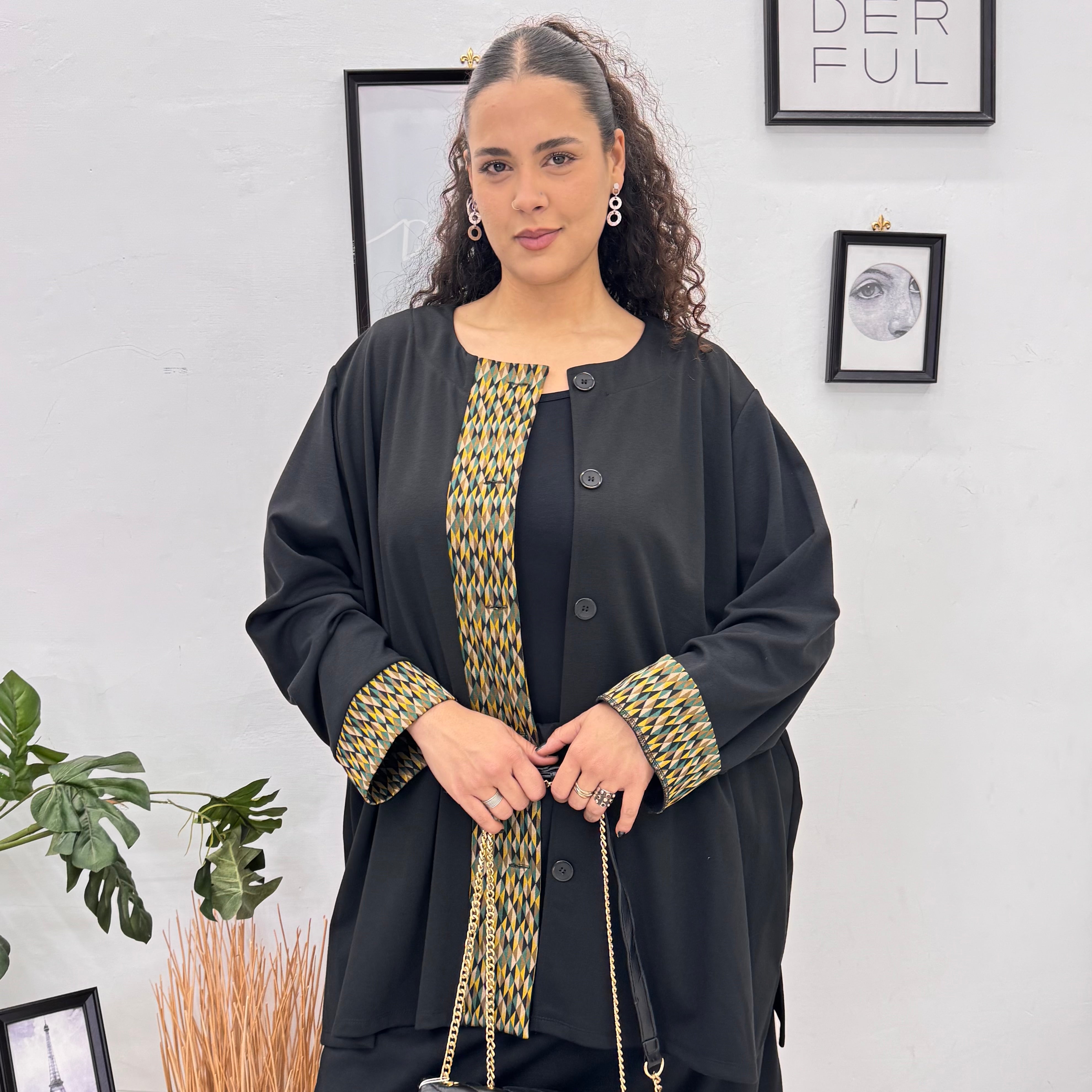 Giacca Black Rombi