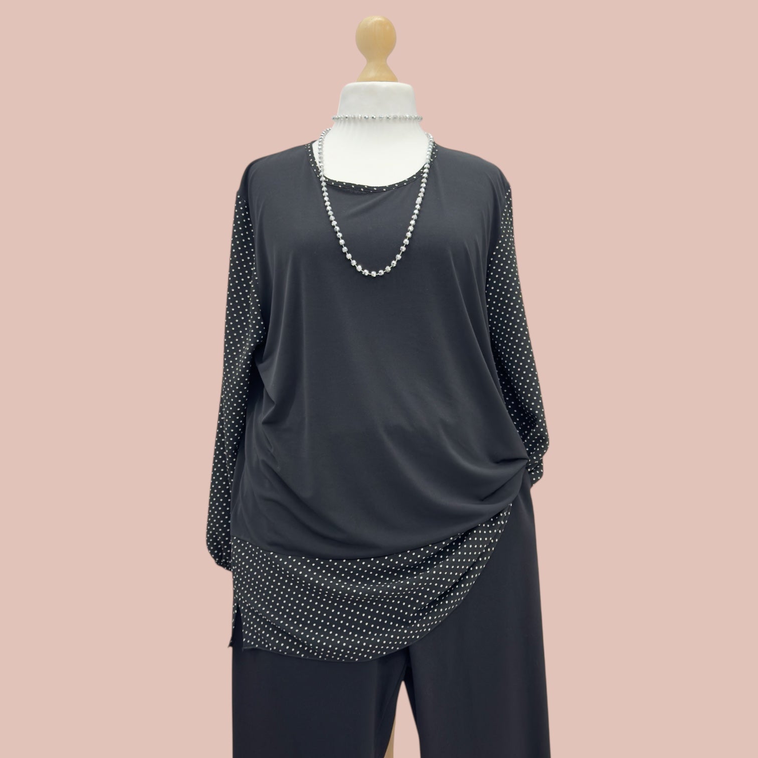 Maglia Maniche a Pois