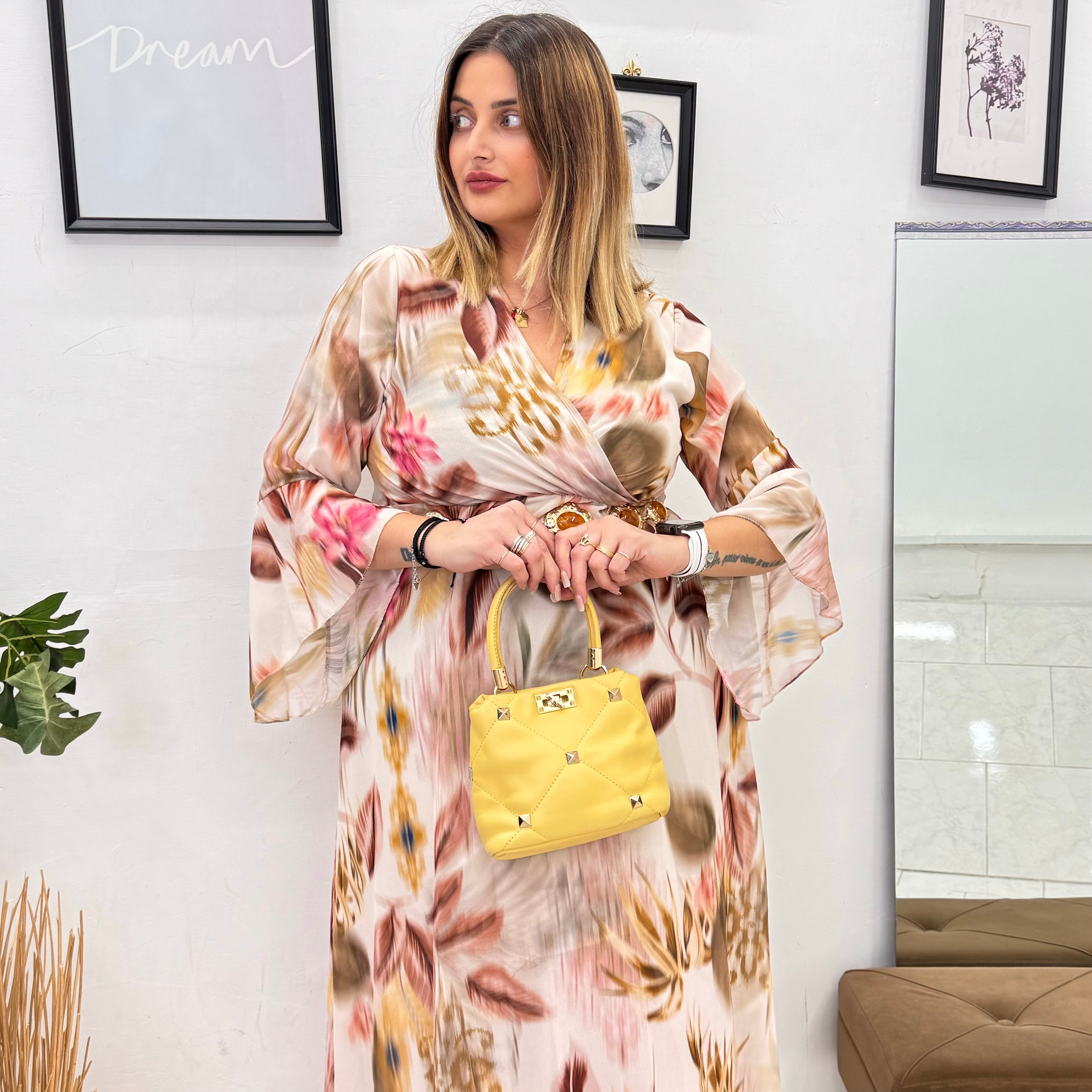 Abito In Georgette Primavera