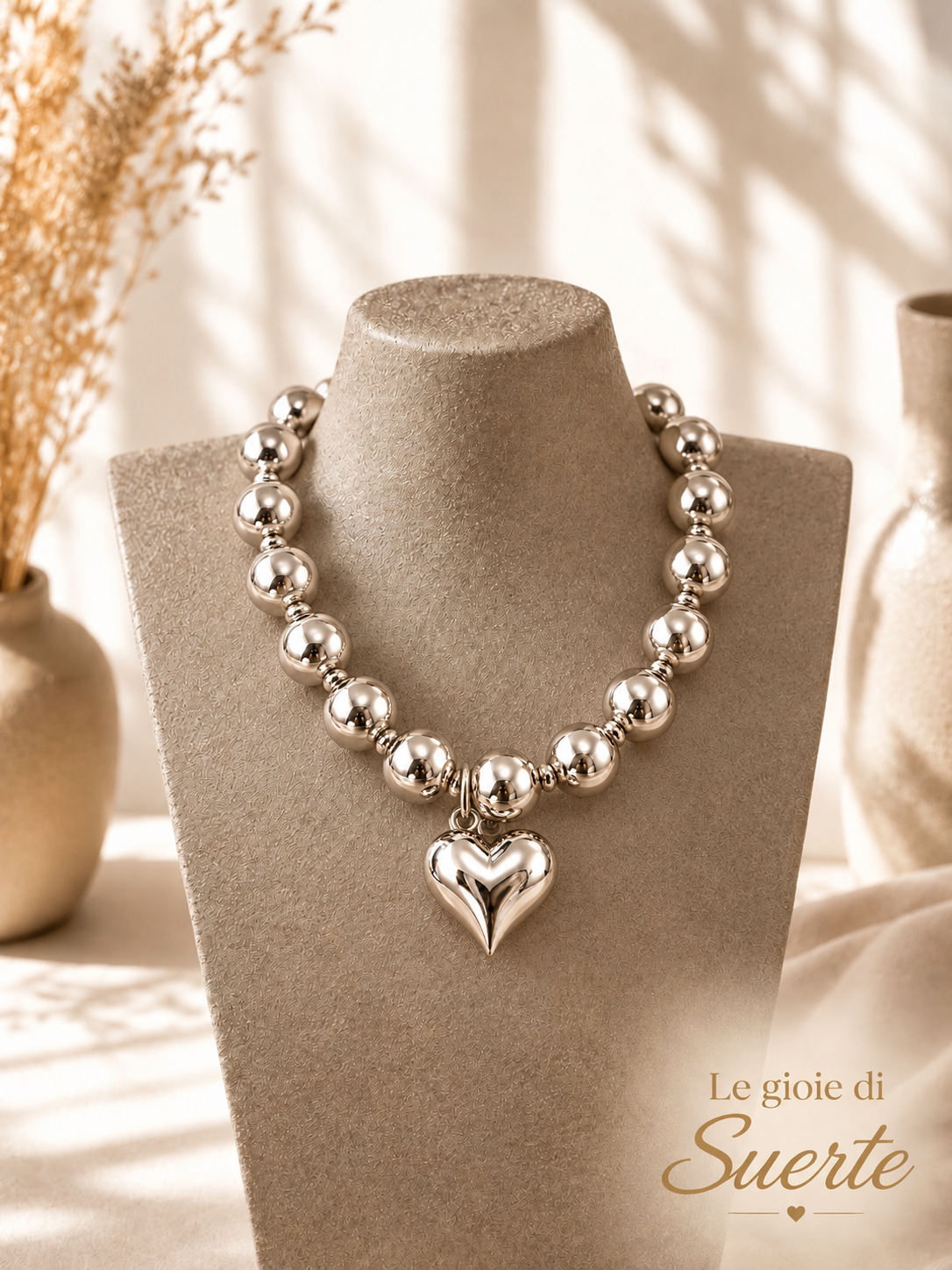 Collana heart Argento