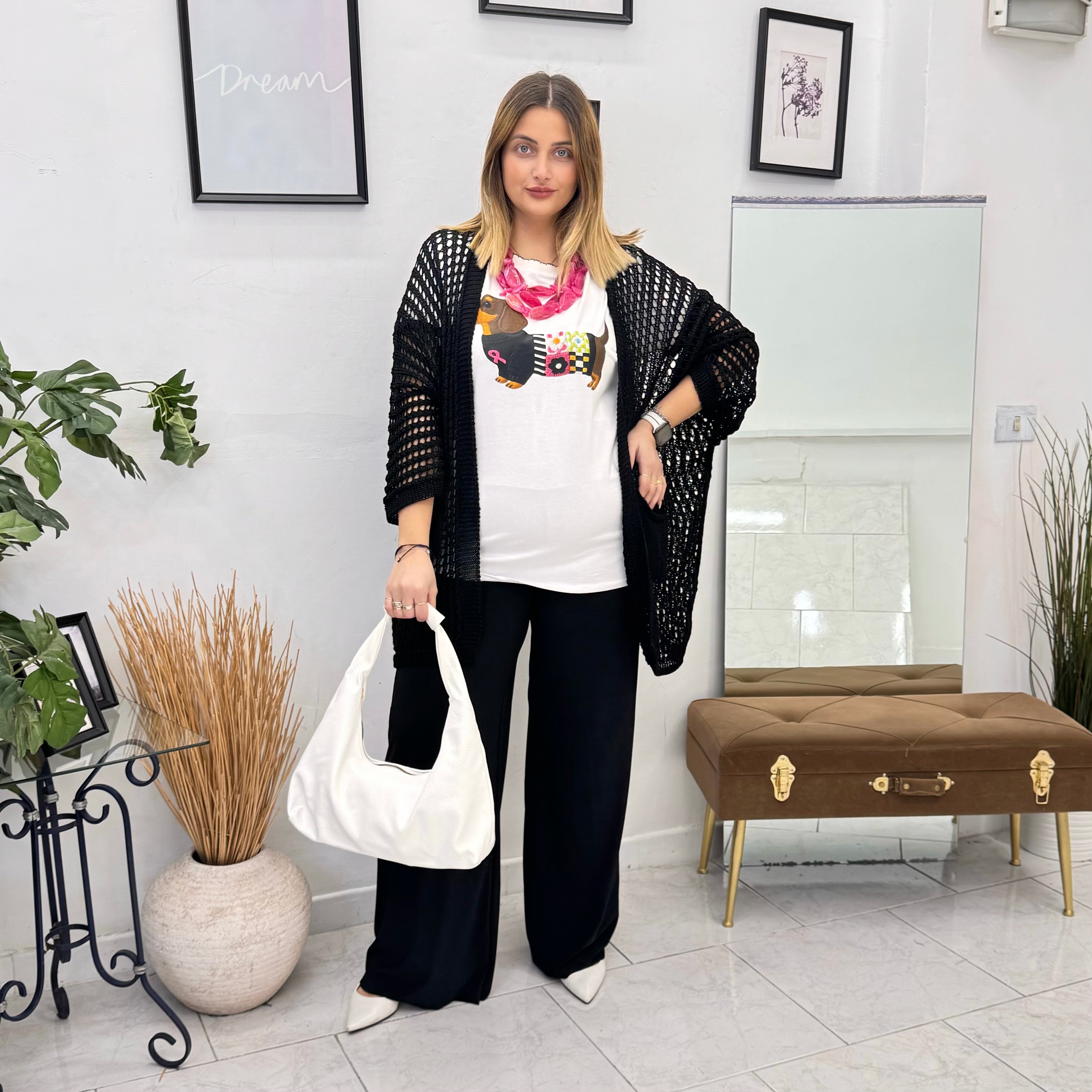 T-shirt bassotto Chic