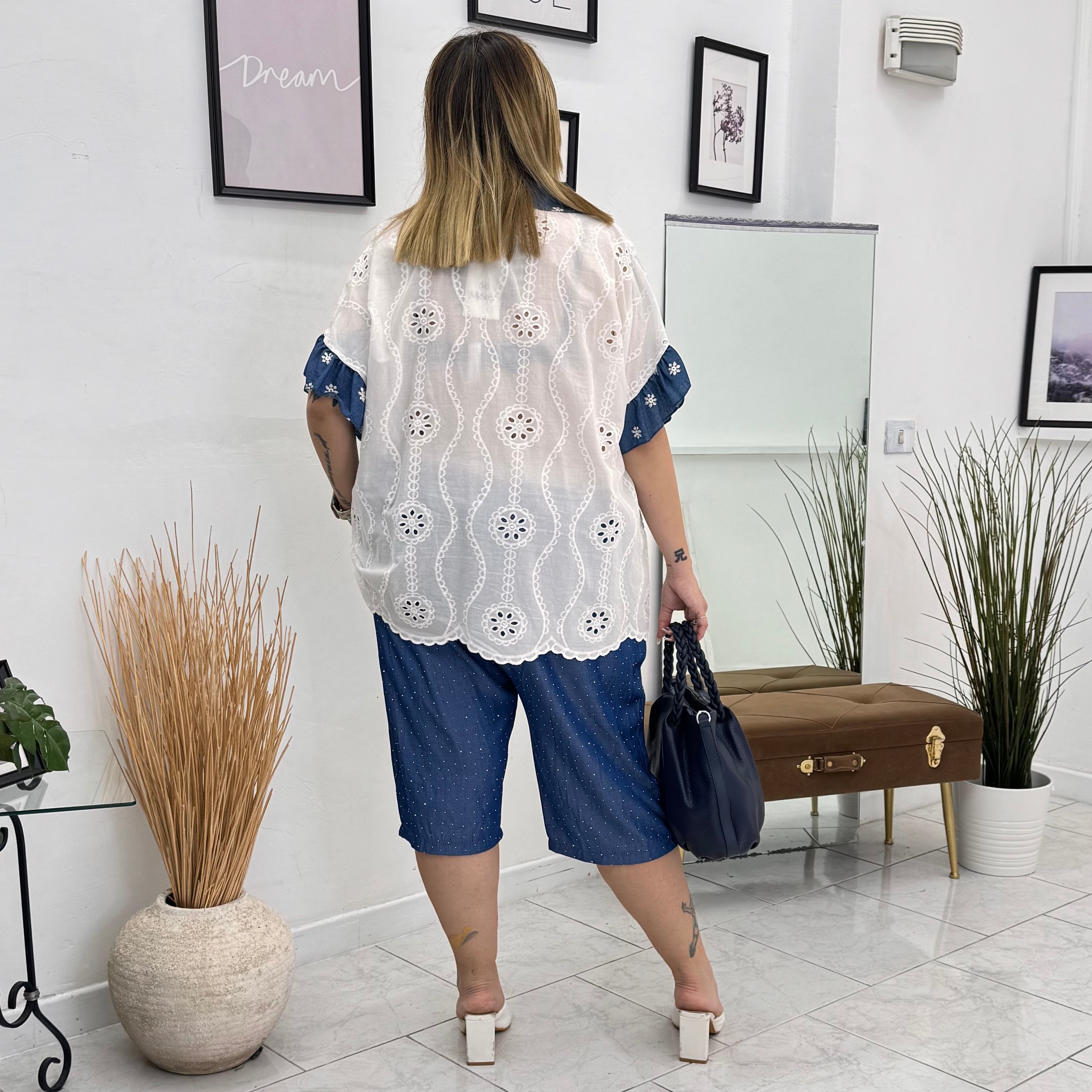Bermuda Chic Strass