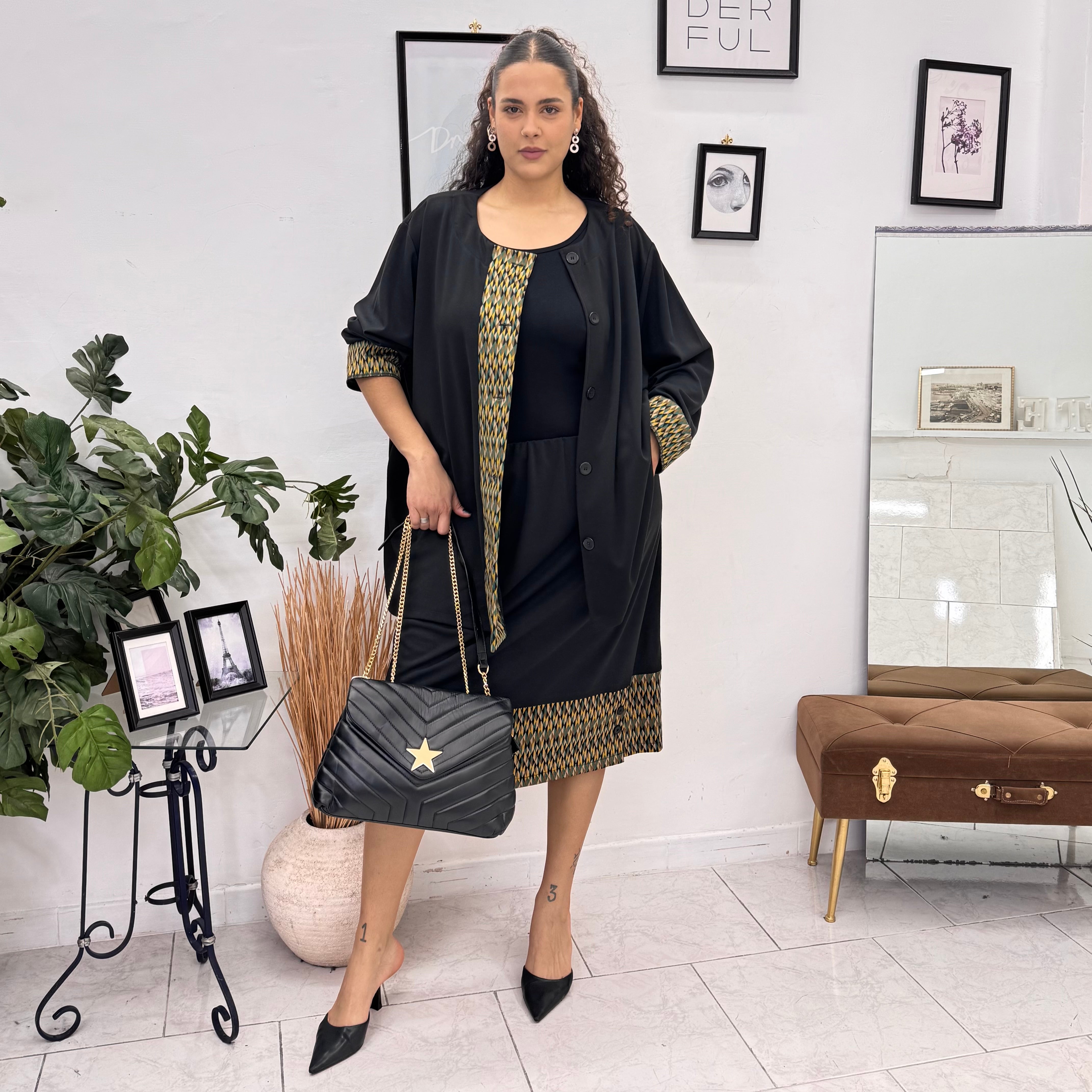 Giacca Black Rombi