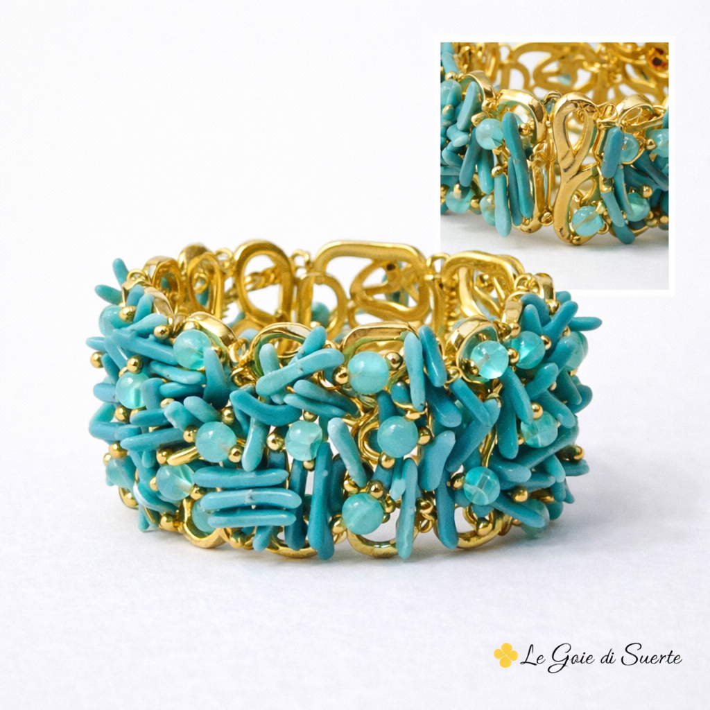Bracciale Corallo Turchese