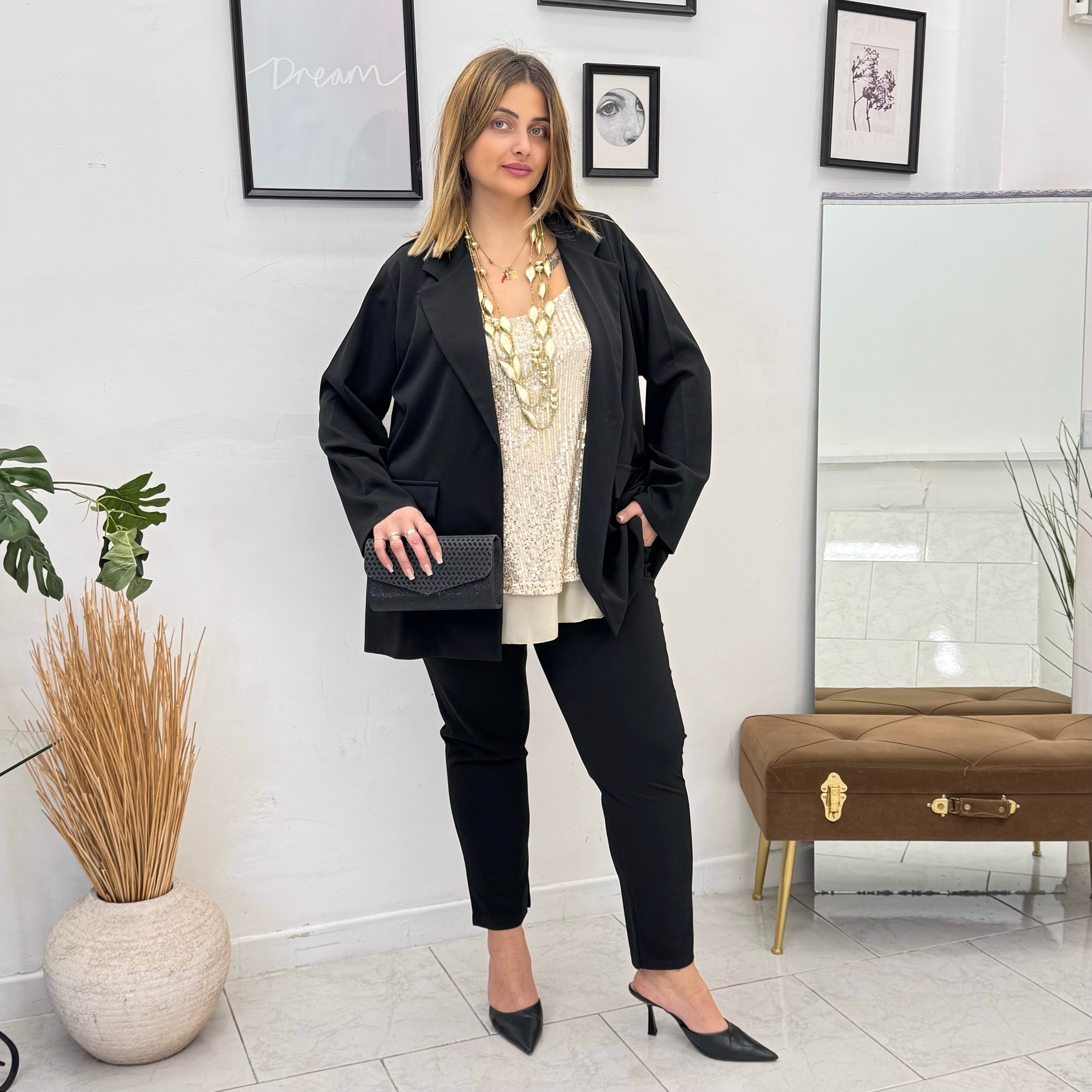 Tailleur elasticizzato per donne curvy Giuly