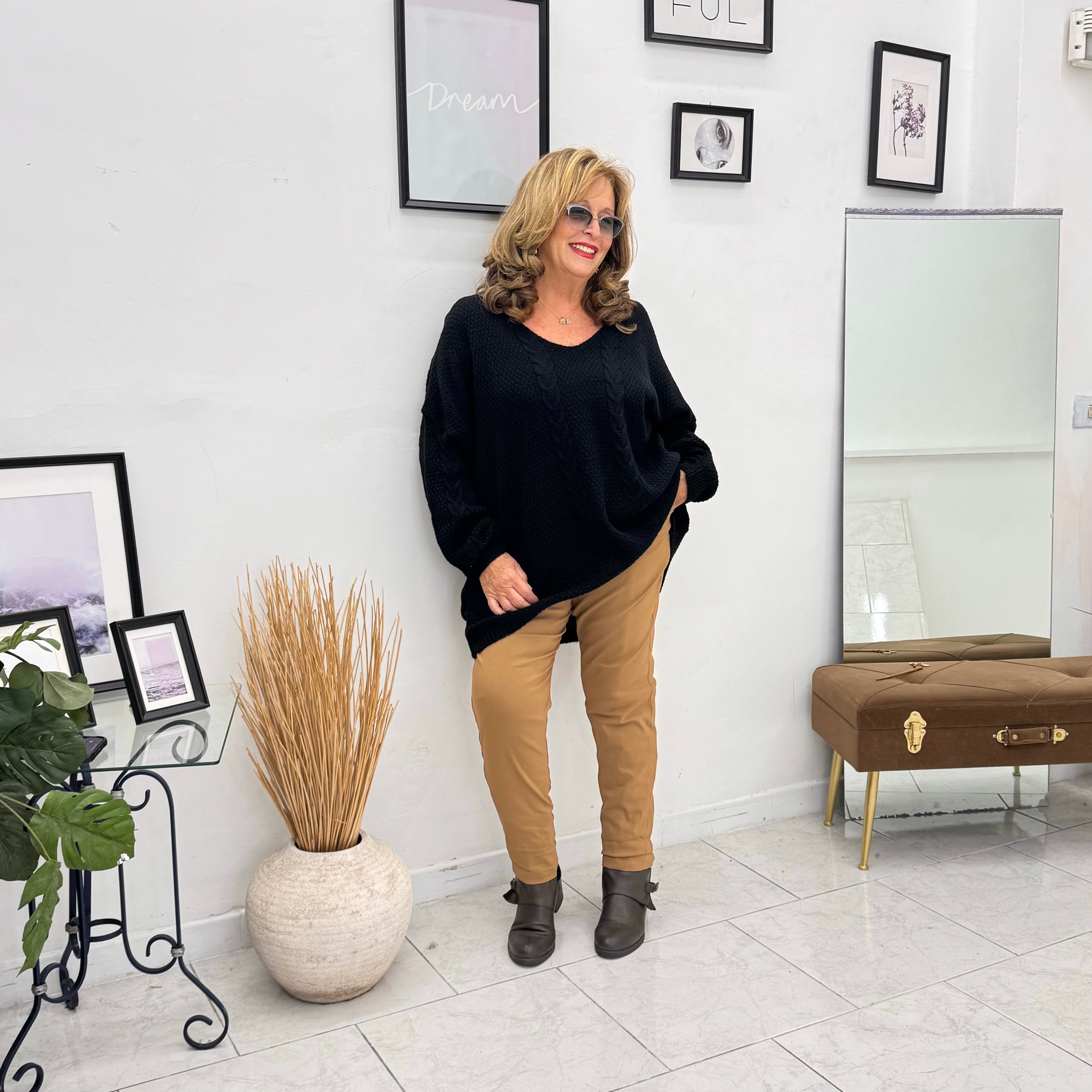 Maglioncino Scollo a V Cassie