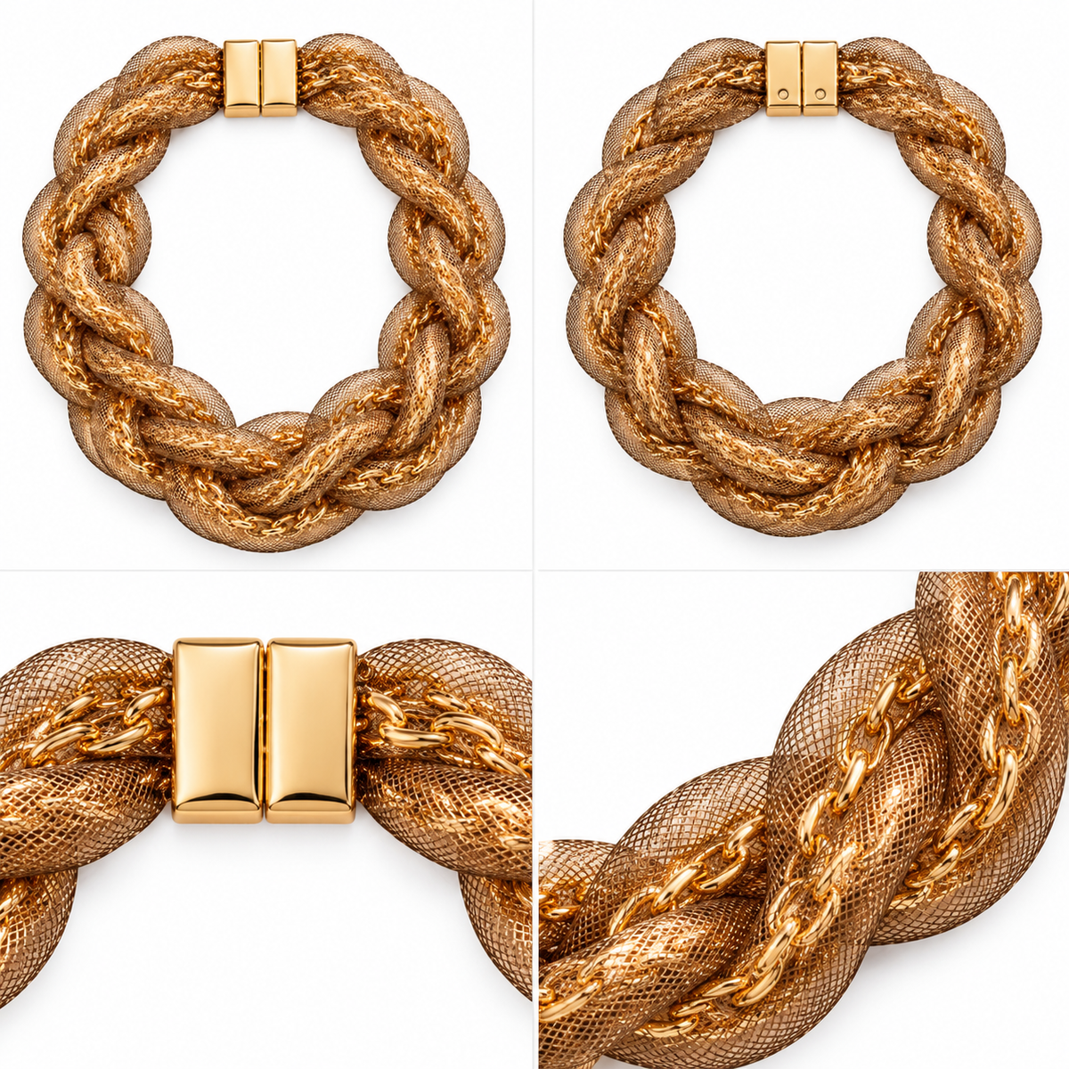 Collana Golden Twist