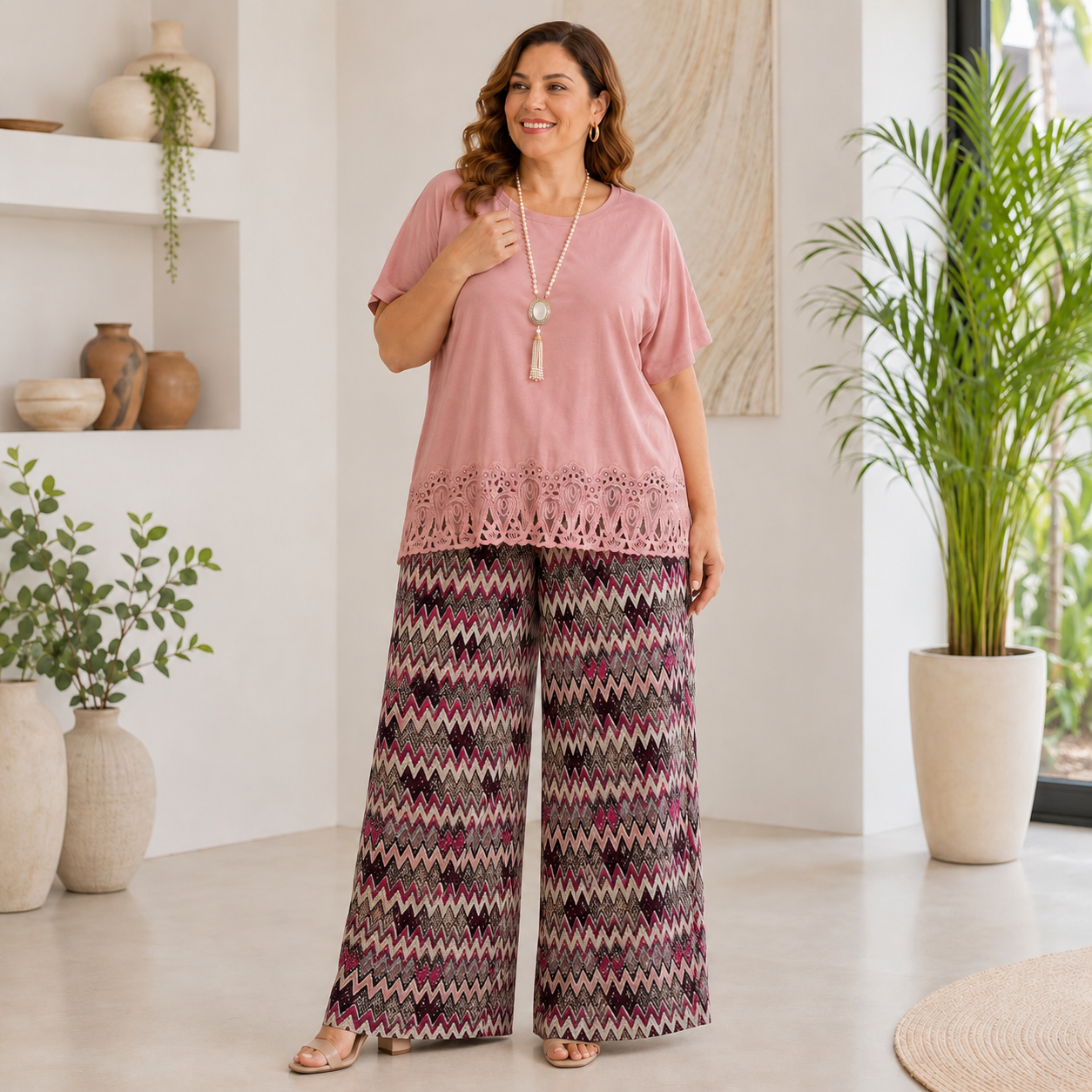 Pantalone “Zigzag Chic” art.1293