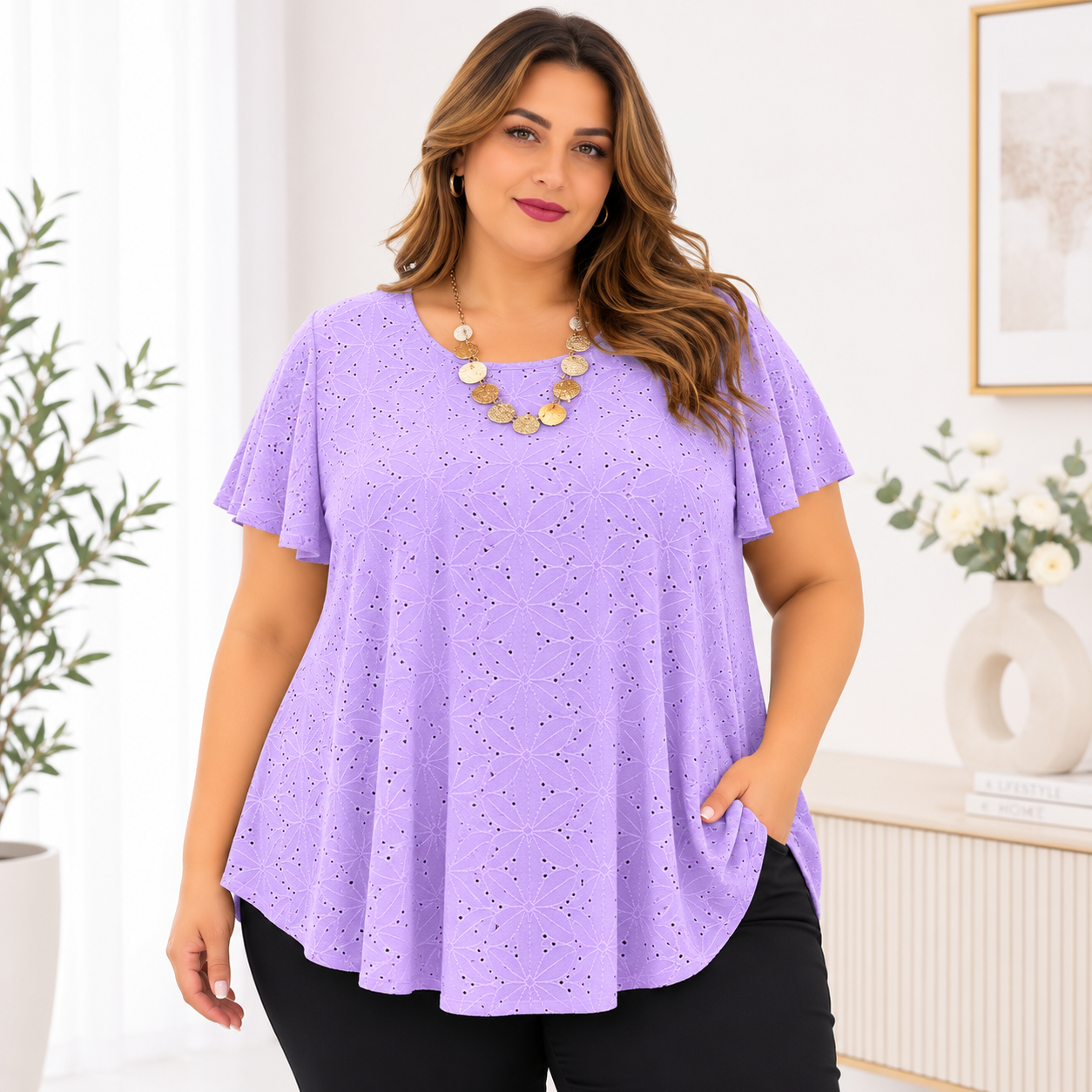 Blusa ricamo