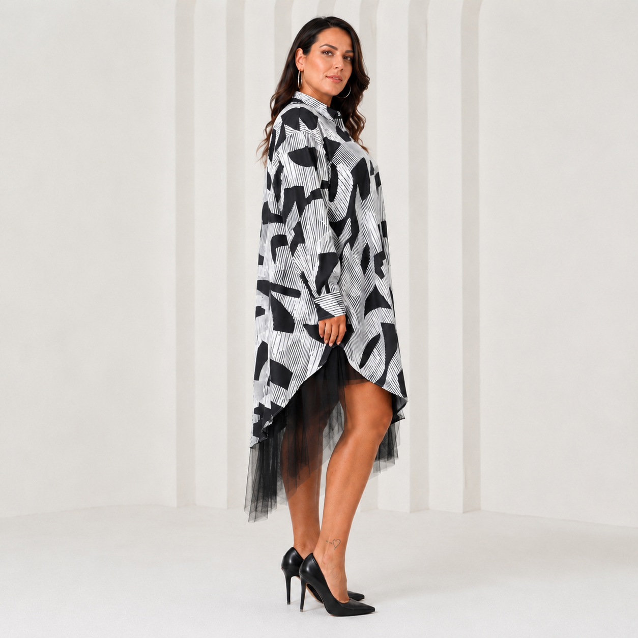 Maxi Camicione Geometric MY1591L