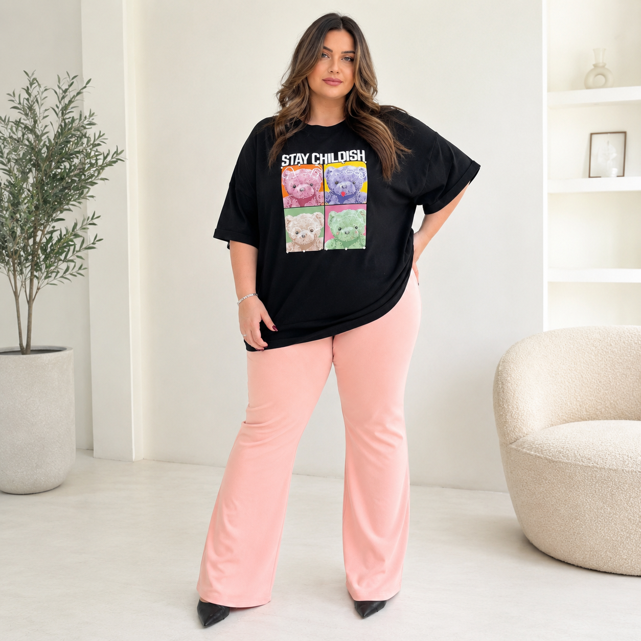 PANTALONE IN CREPE AGOS