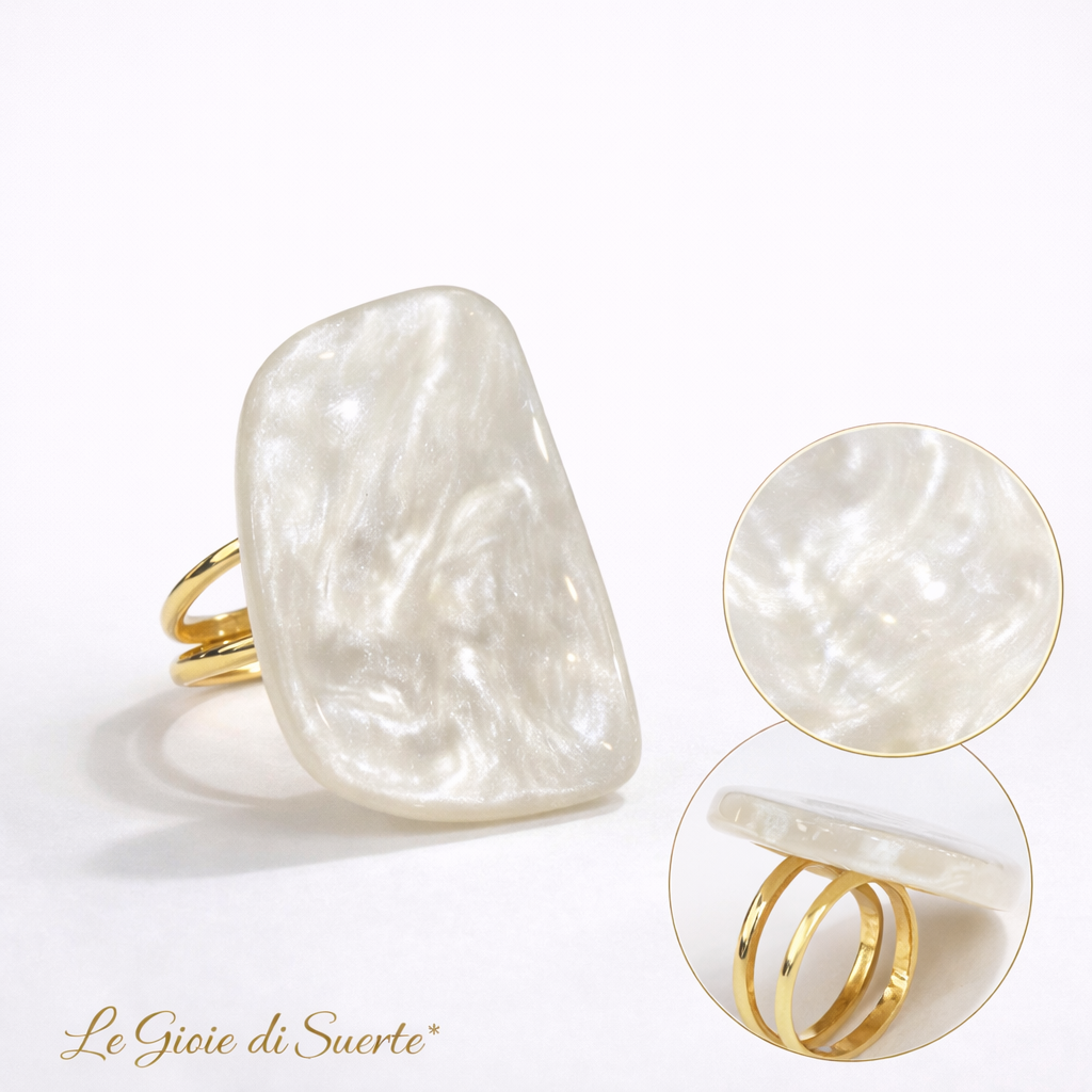 Anello Perla Aura