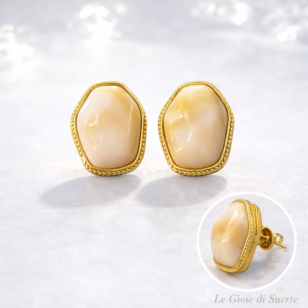 Orecchini Amalfi Cream