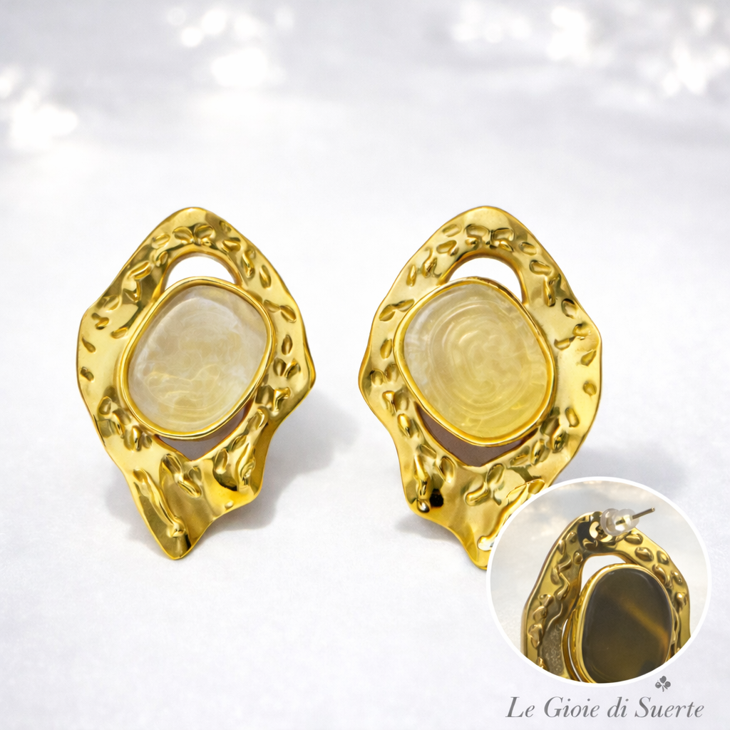 Orecchini Nacre Gold