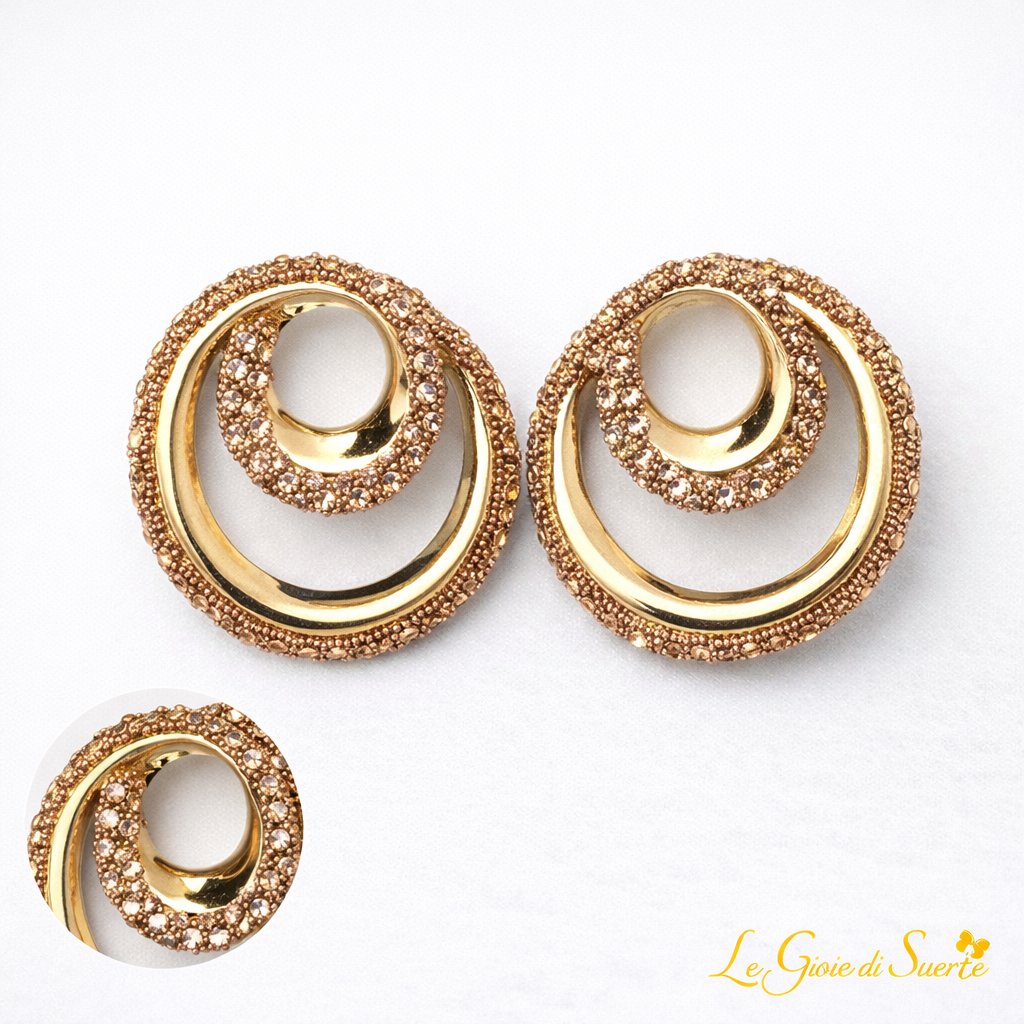 Orecchini Golden Spark Circle