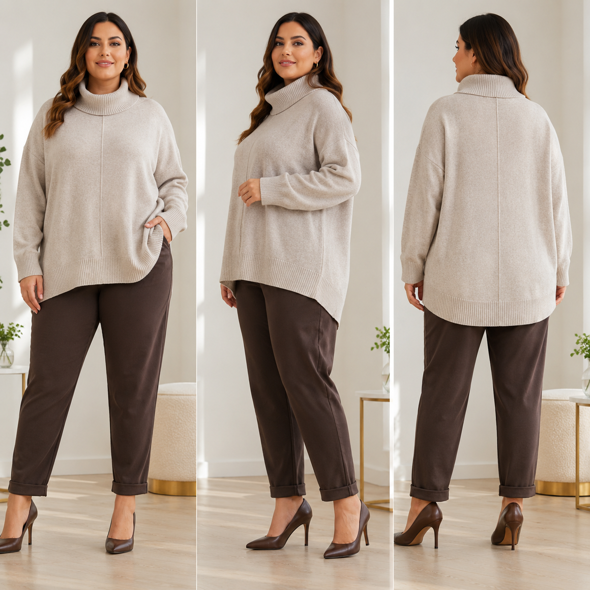 Maglioncino collo alto Essential 22907