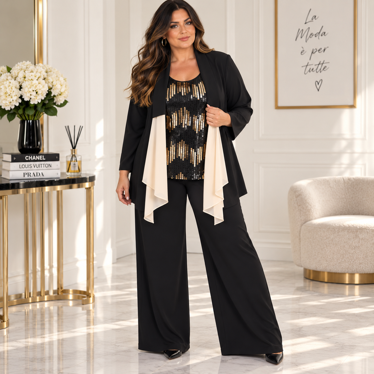Twinset Elegance Paillettes 8800