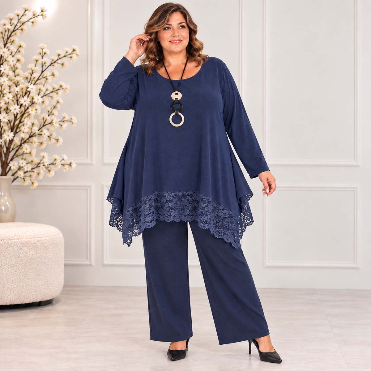 Maglia Ricamo over